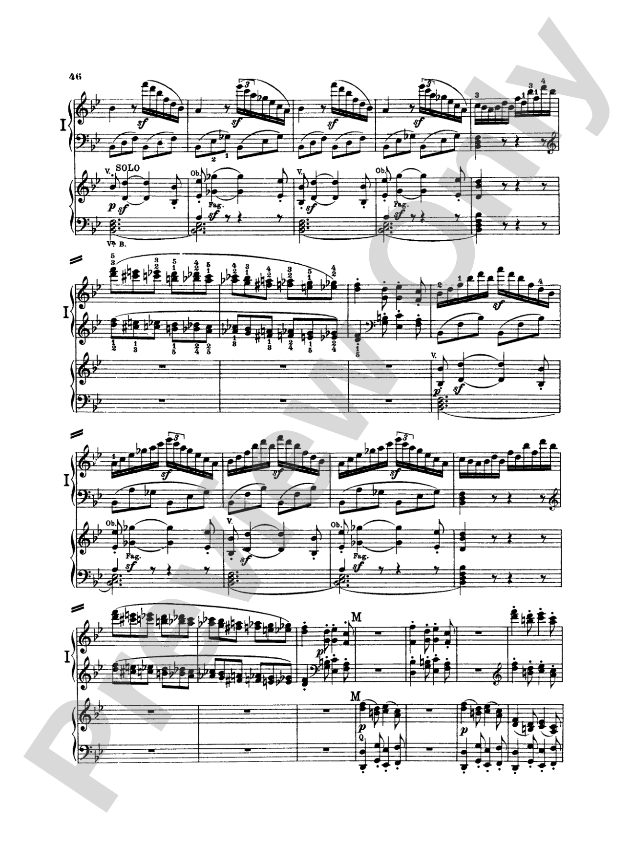Beethoven: Piano Concerto No. 2 in B flat Major, Opus 19: Piano Duo (2 Pianos, 4 Hands) Book (2 copies required)
