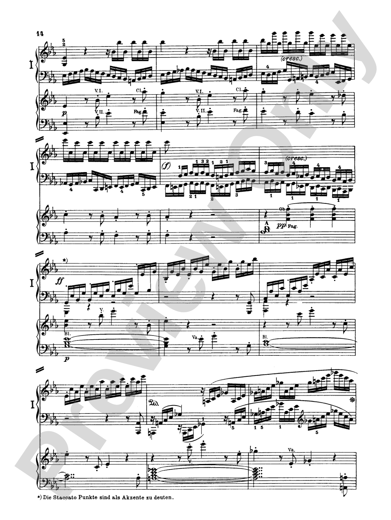 Beethoven: Piano Concerto No. 3 in C Minor, Opus 37: Piano Duo (2 Pianos, 4 Hands) Book (2 copies required)