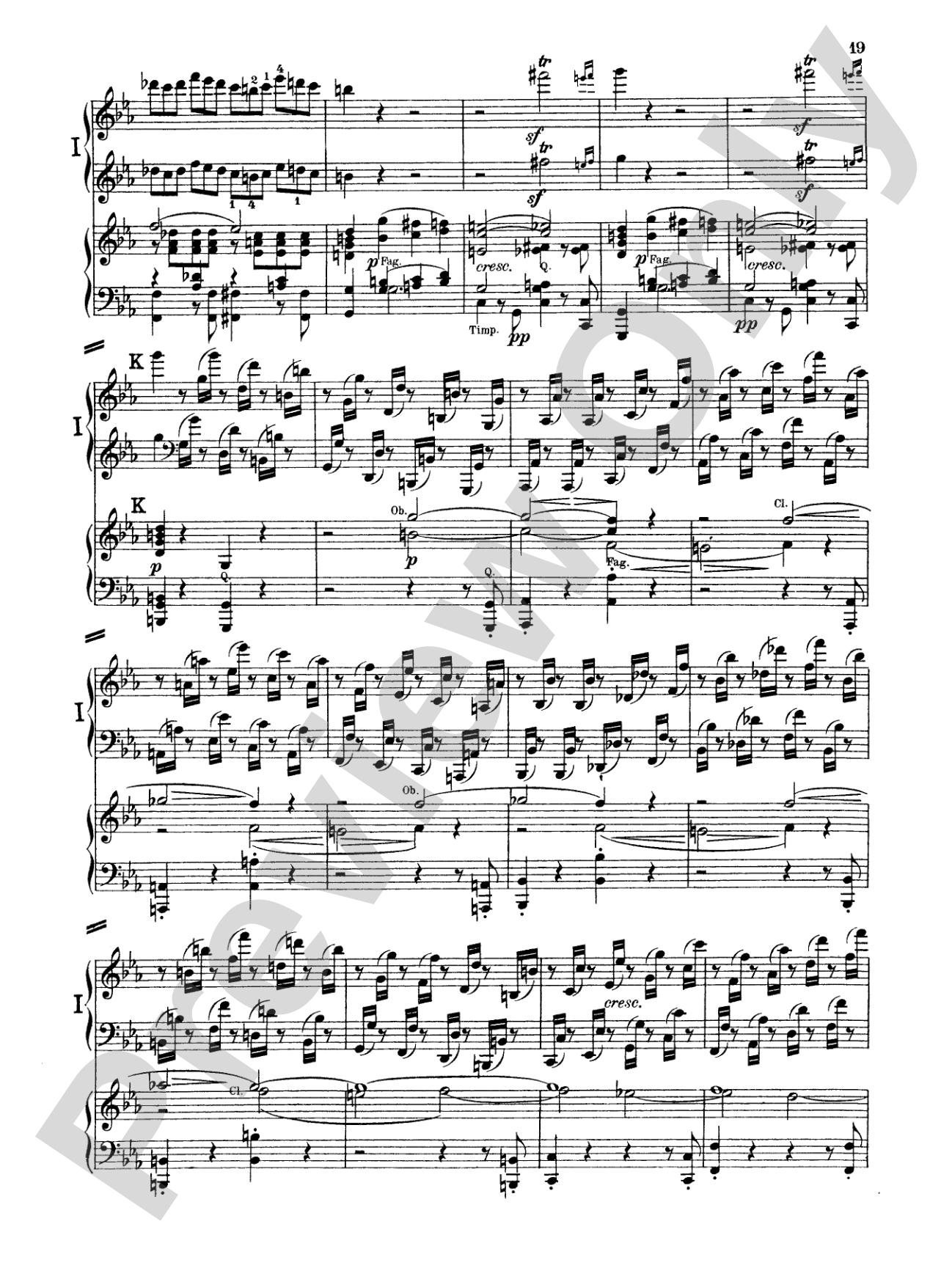 Beethoven: Piano Concerto No. 3 in C Minor, Opus 37: Piano Duo (2 Pianos, 4 Hands) Book (2 copies required)