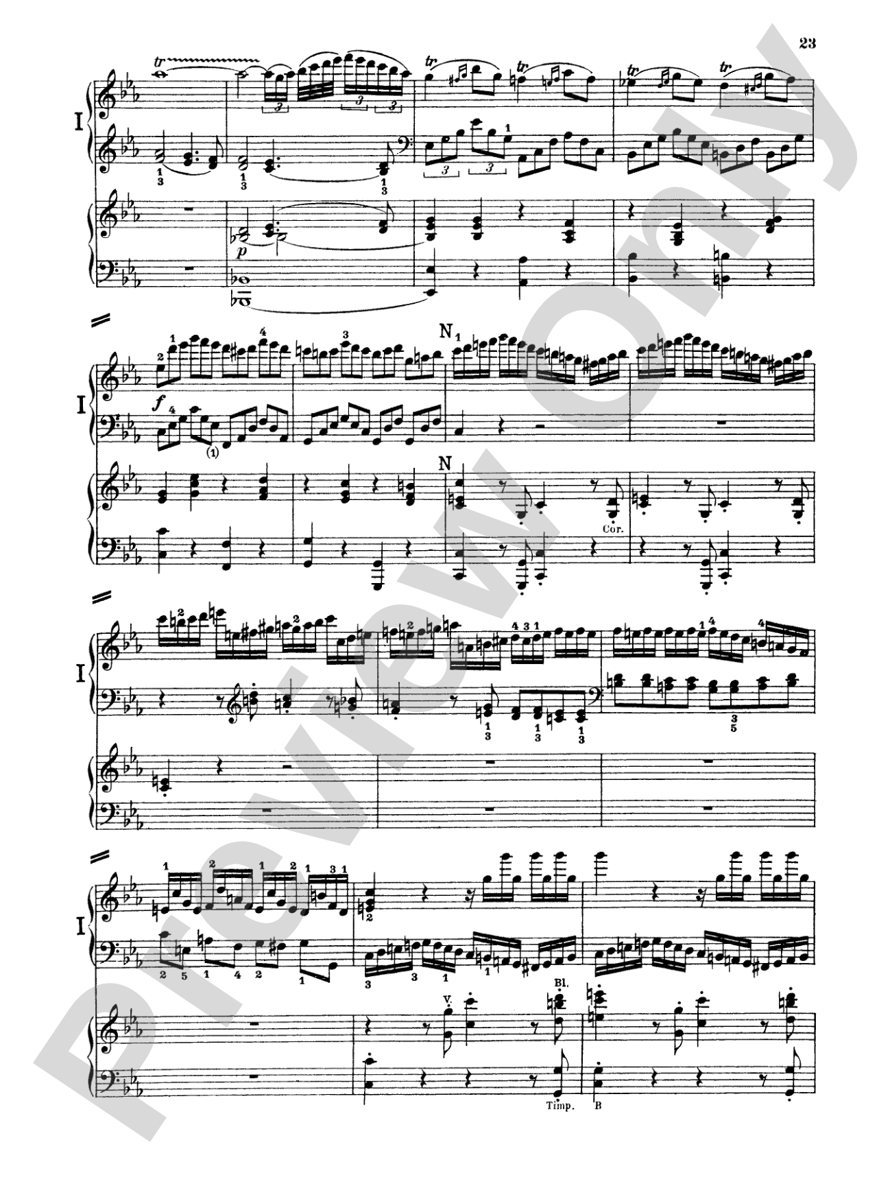 Beethoven: Piano Concerto No. 3 in C Minor, Opus 37: Piano Duo (2 Pianos, 4 Hands) Book (2 copies required)