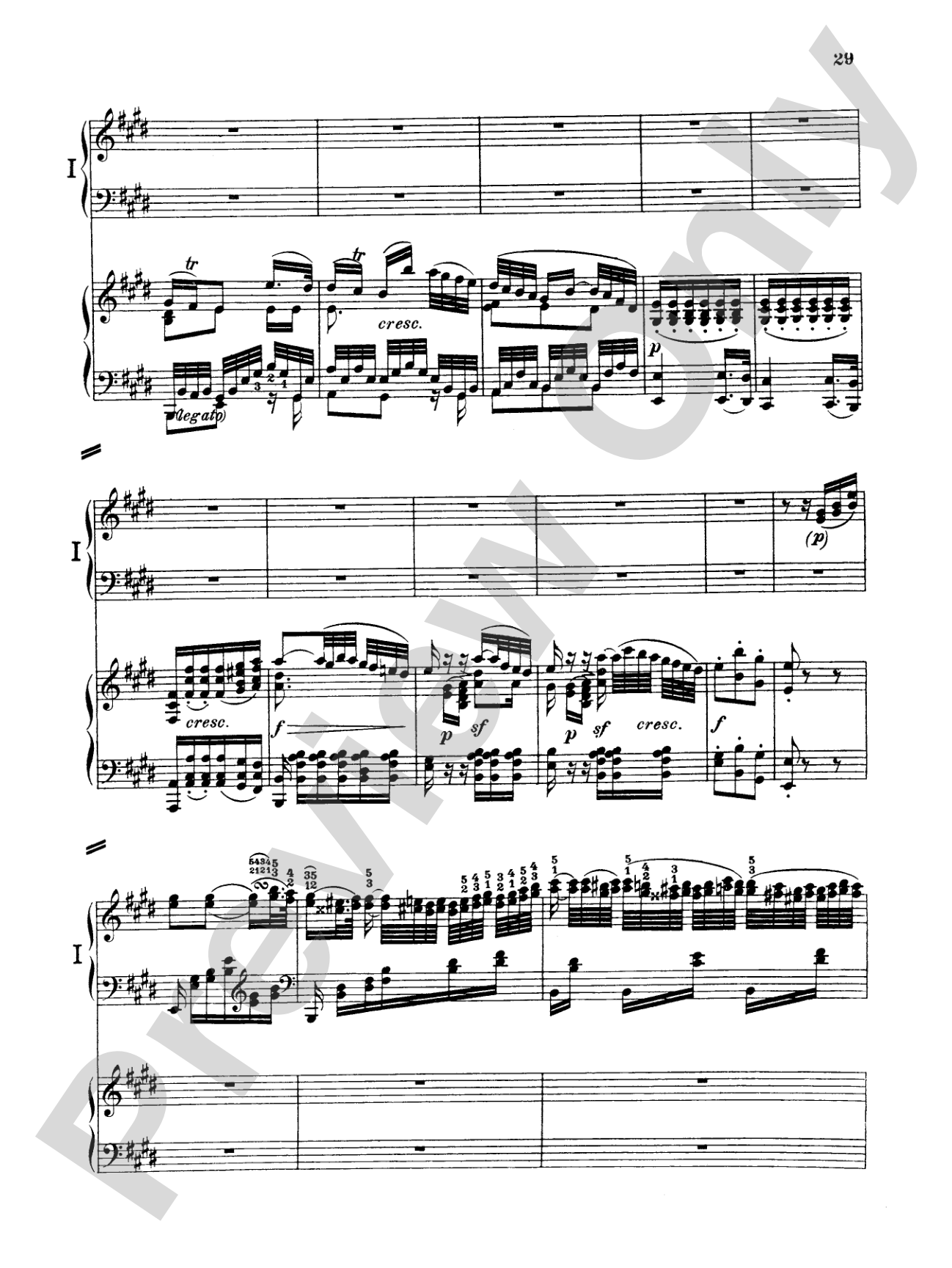 Beethoven: Piano Concerto No. 3 in C Minor, Opus 37: Piano Duo (2 Pianos, 4 Hands) Book (2 copies required)