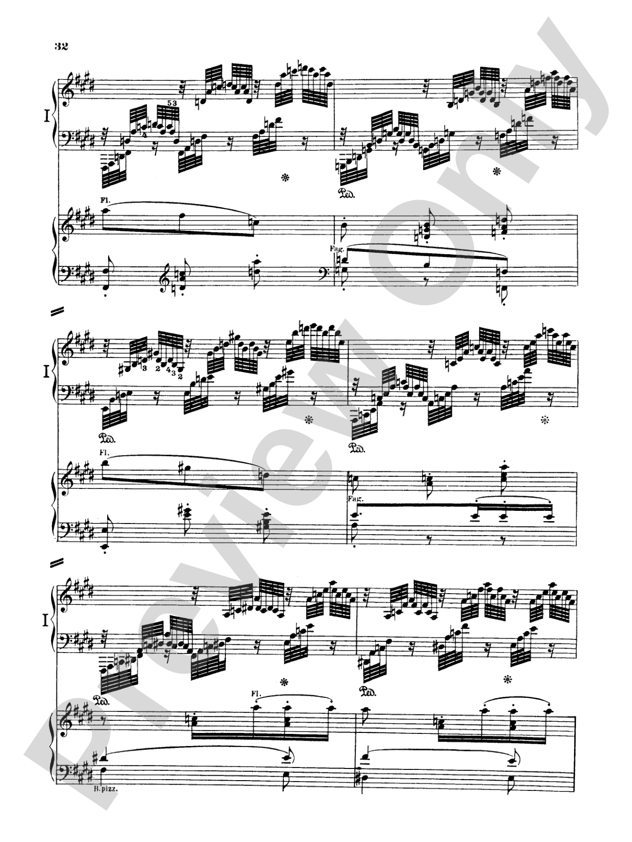 Beethoven: Piano Concerto No. 3 in C Minor, Opus 37: Piano Duo (2 Pianos, 4 Hands) Book (2 copies required)