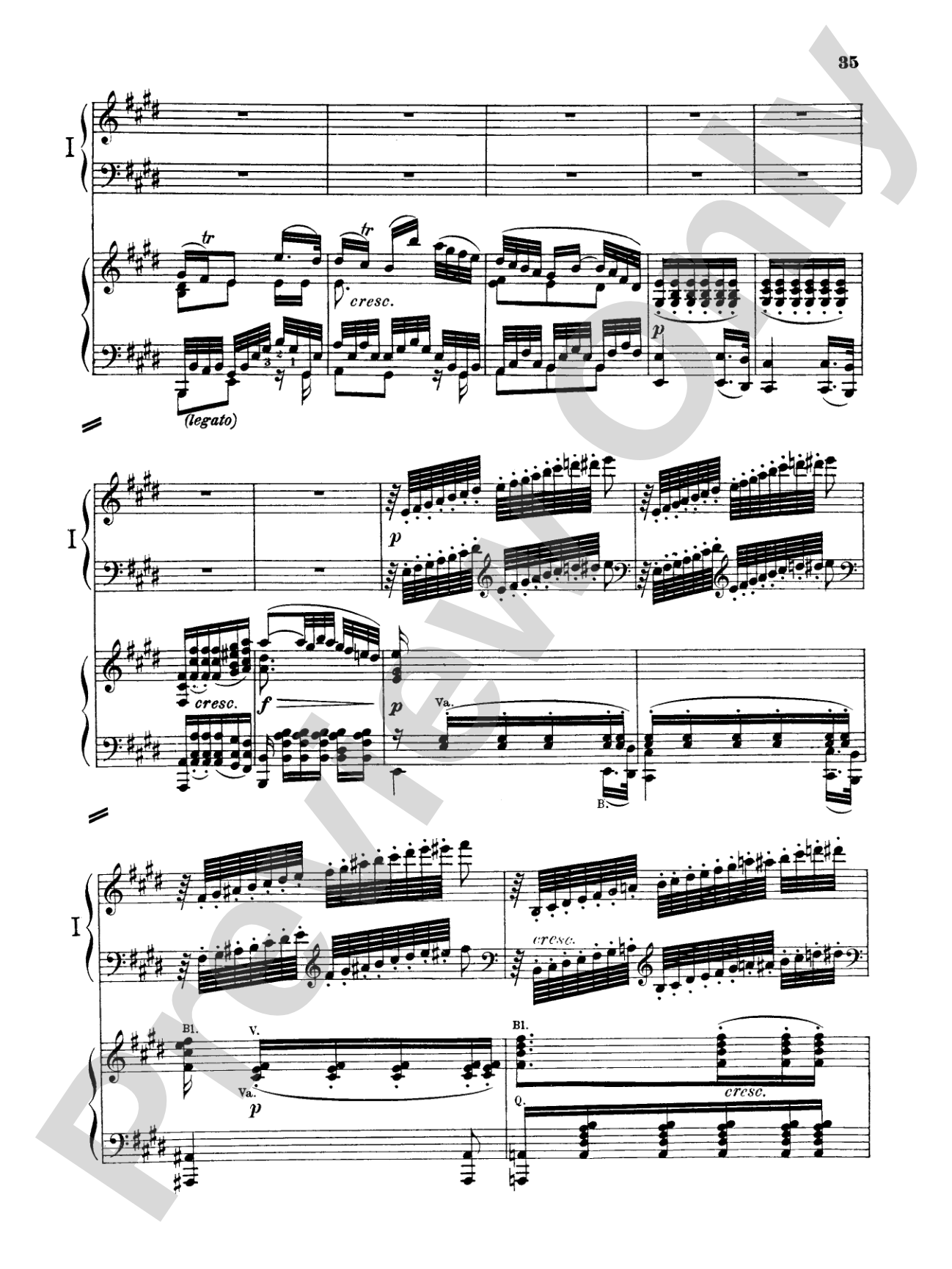 Beethoven: Piano Concerto No. 3 in C Minor, Opus 37: Piano Duo (2 Pianos, 4 Hands) Book (2 copies required)