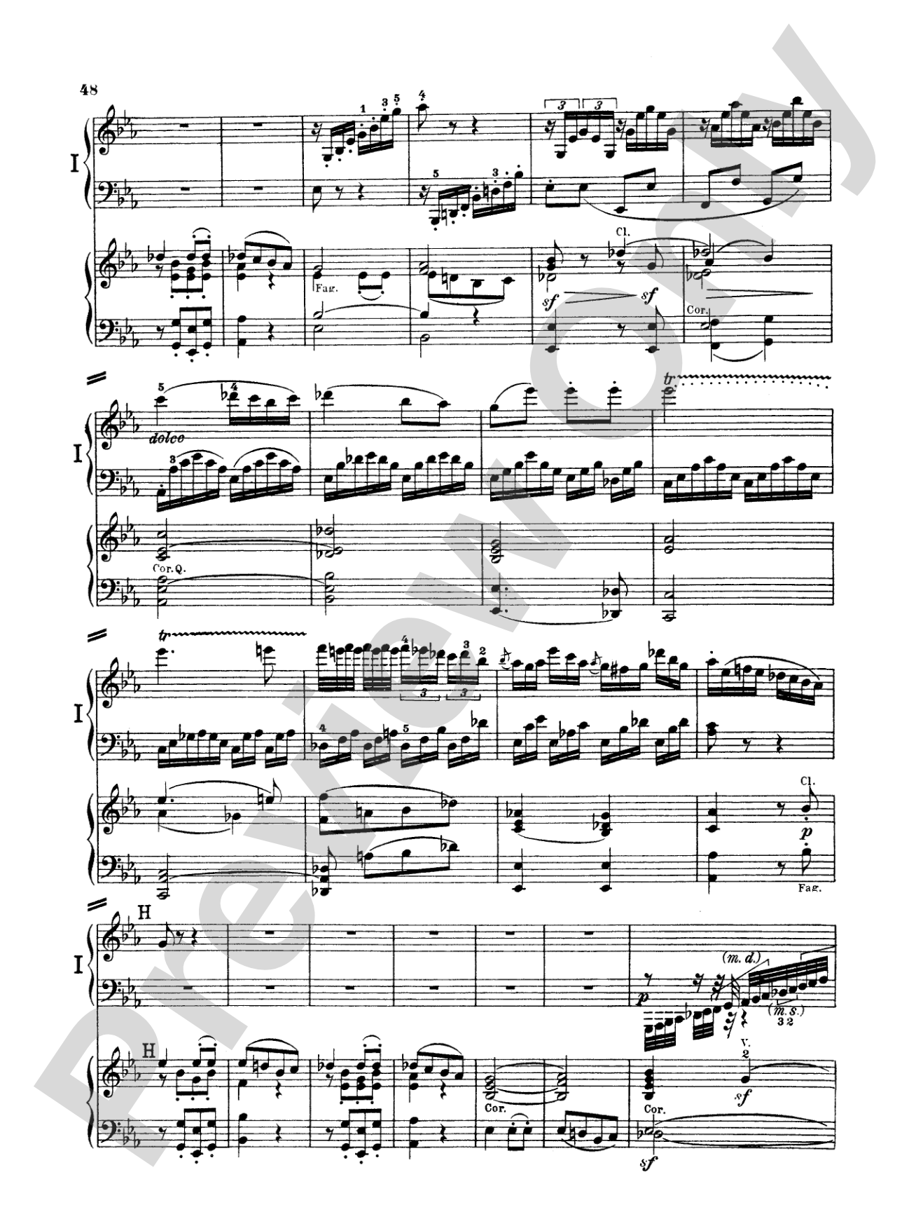 Beethoven: Piano Concerto No. 3 in C Minor, Opus 37: Piano Duo (2 Pianos, 4 Hands) Book (2 copies required)