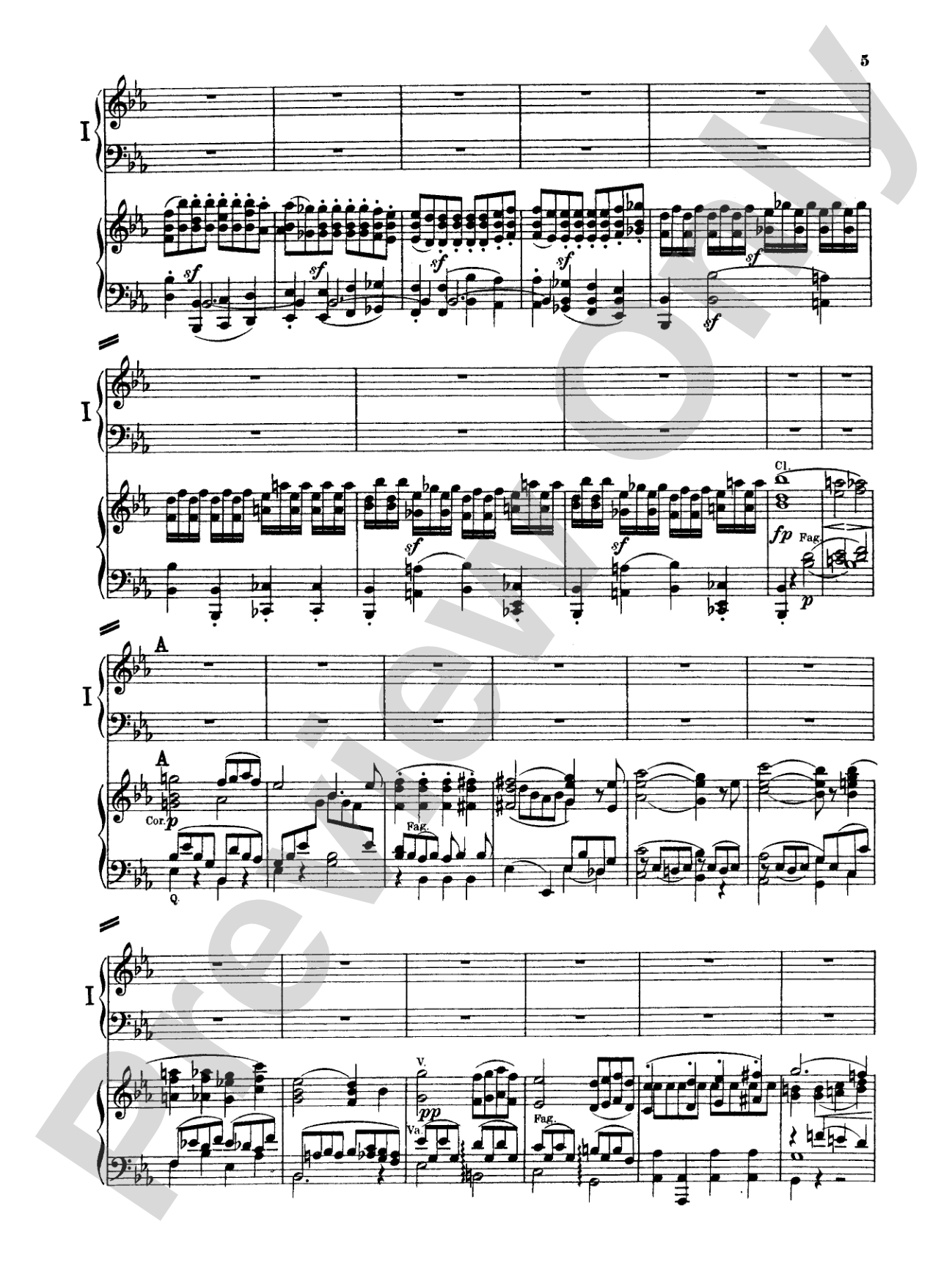 Beethoven: Piano Concerto No. 3 in C Minor, Opus 37: Piano Duo (2 Pianos, 4 Hands) Book (2 copies required)