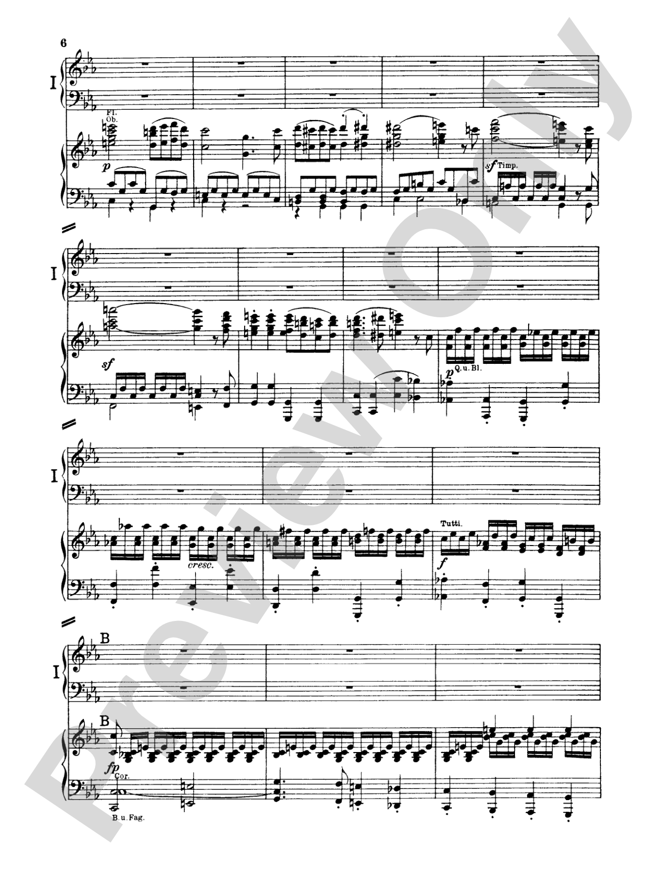Beethoven: Piano Concerto No. 3 in C Minor, Opus 37: Piano Duo (2 Pianos, 4 Hands) Book (2 copies required)