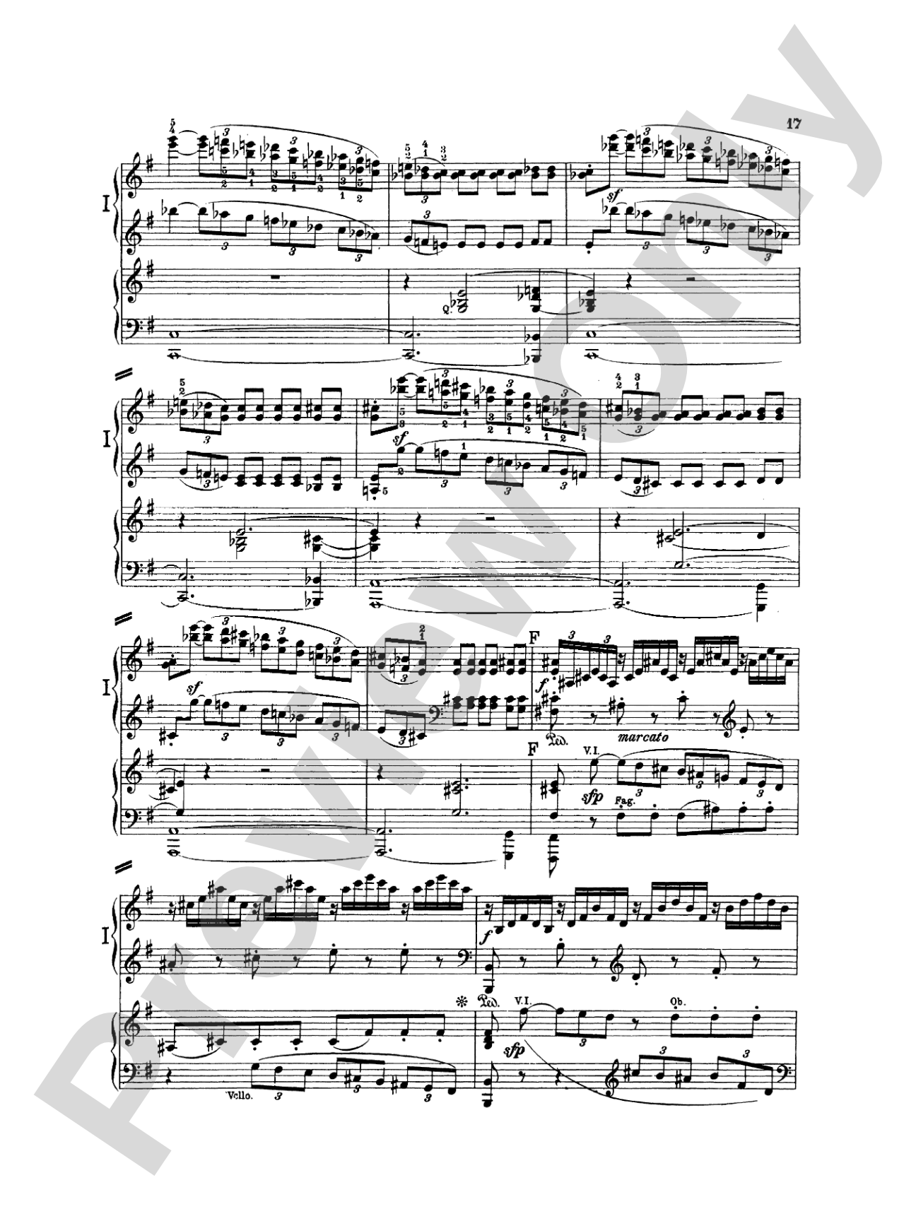 Beethoven: Piano Concerto No. 4 in G Major, Opus 58: Piano Duo (2 Pianos, 4 Hands) Book (2 copies required)