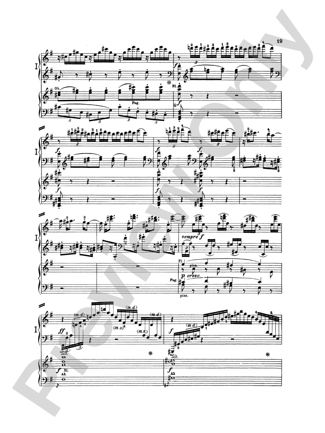 Beethoven: Piano Concerto No. 4 in G Major, Opus 58: Piano Duo (2 Pianos, 4 Hands) Book (2 copies required)