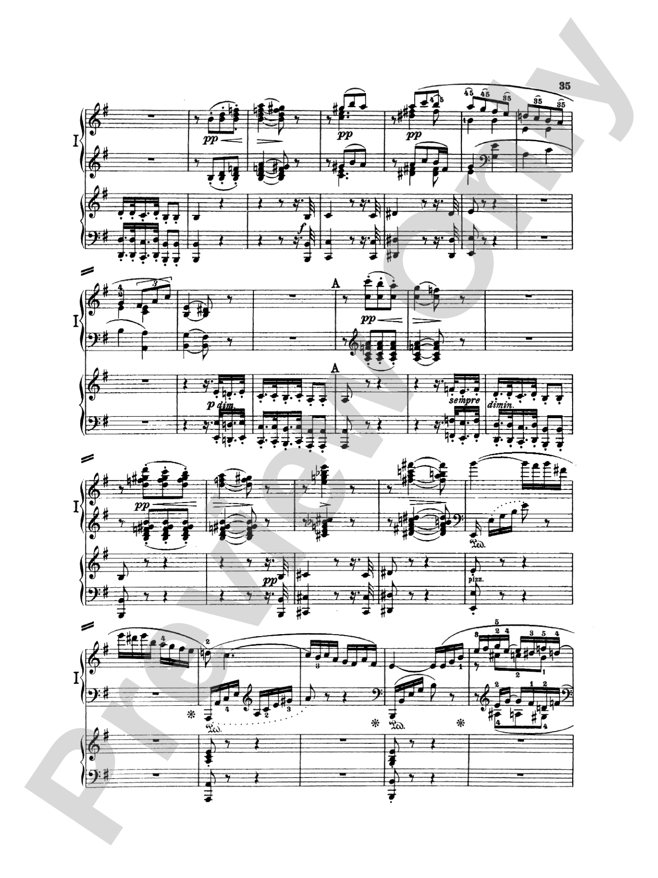 Beethoven: Piano Concerto No. 4 in G Major, Opus 58: Piano Duo (2 Pianos, 4 Hands) Book (2 copies required)