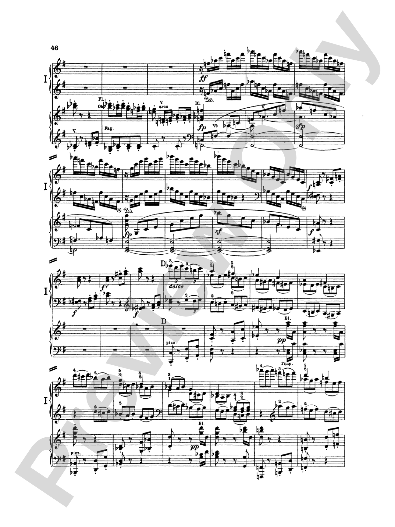 Beethoven: Piano Concerto No. 4 in G Major, Opus 58: Piano Duo (2 Pianos, 4 Hands) Book (2 copies required)