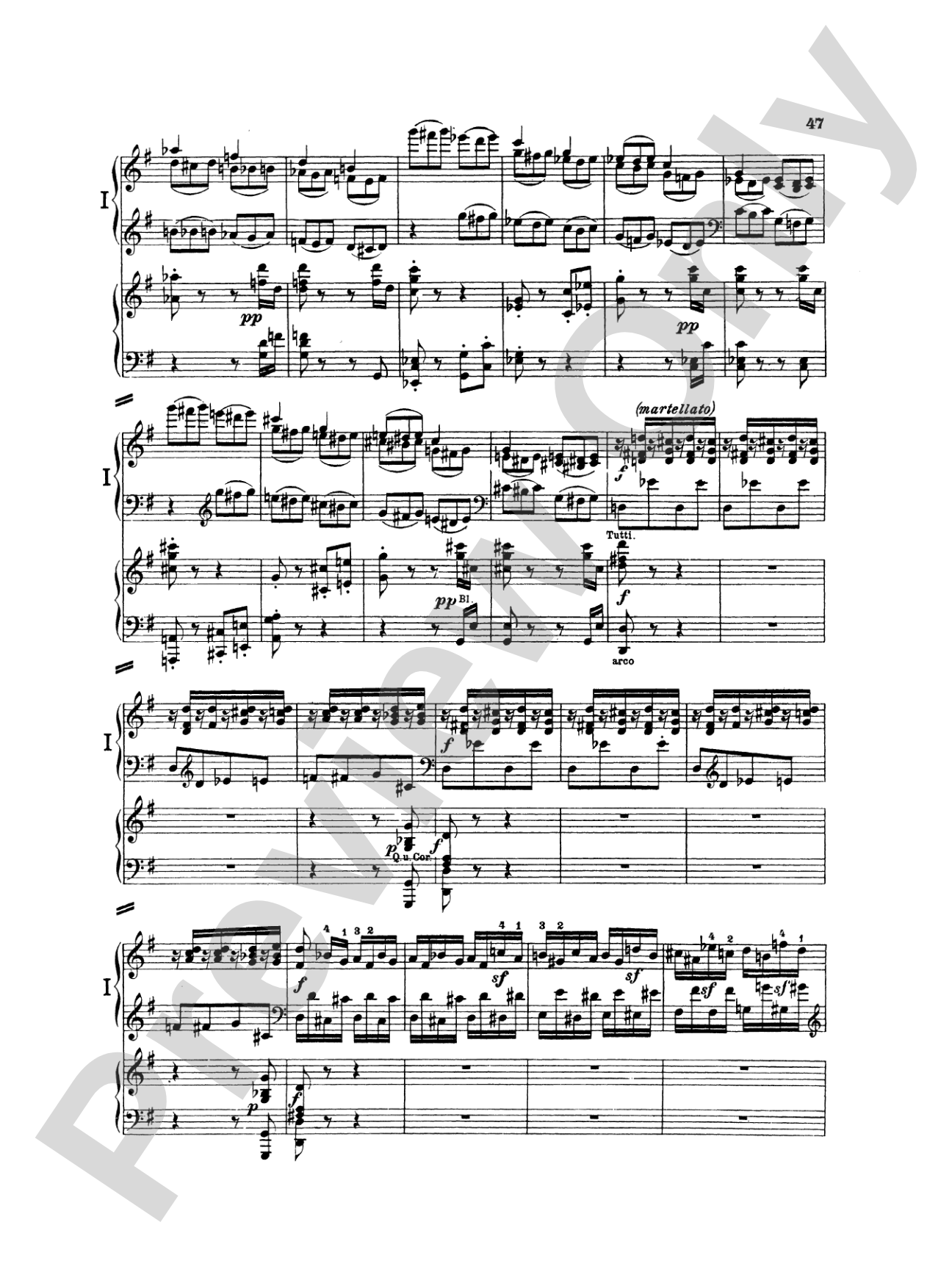 Beethoven: Piano Concerto No. 4 in G Major, Opus 58: Piano Duo (2 Pianos, 4 Hands) Book (2 copies required)