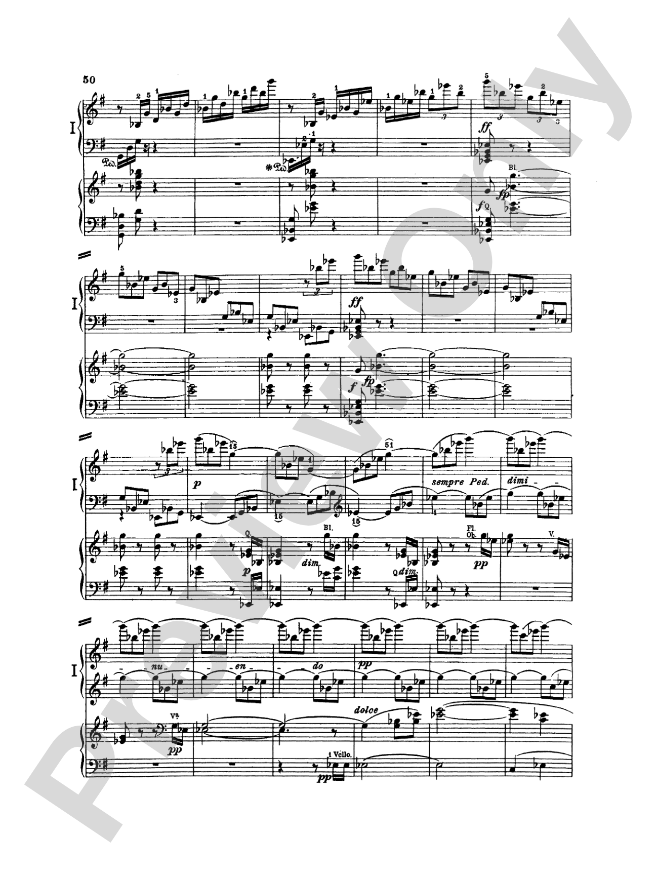 Beethoven: Piano Concerto No. 4 in G Major, Opus 58: Piano Duo (2 Pianos, 4 Hands) Book (2 copies required)