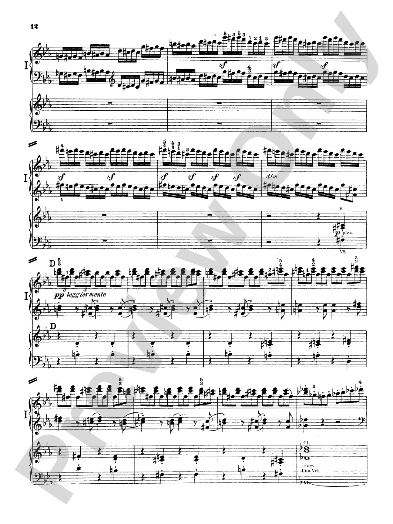Beethoven: Piano Concerto No. 5 in E flat Major, Opus 73: Piano Duo (2 Pianos, 4 Hands) Book (2 copies required)