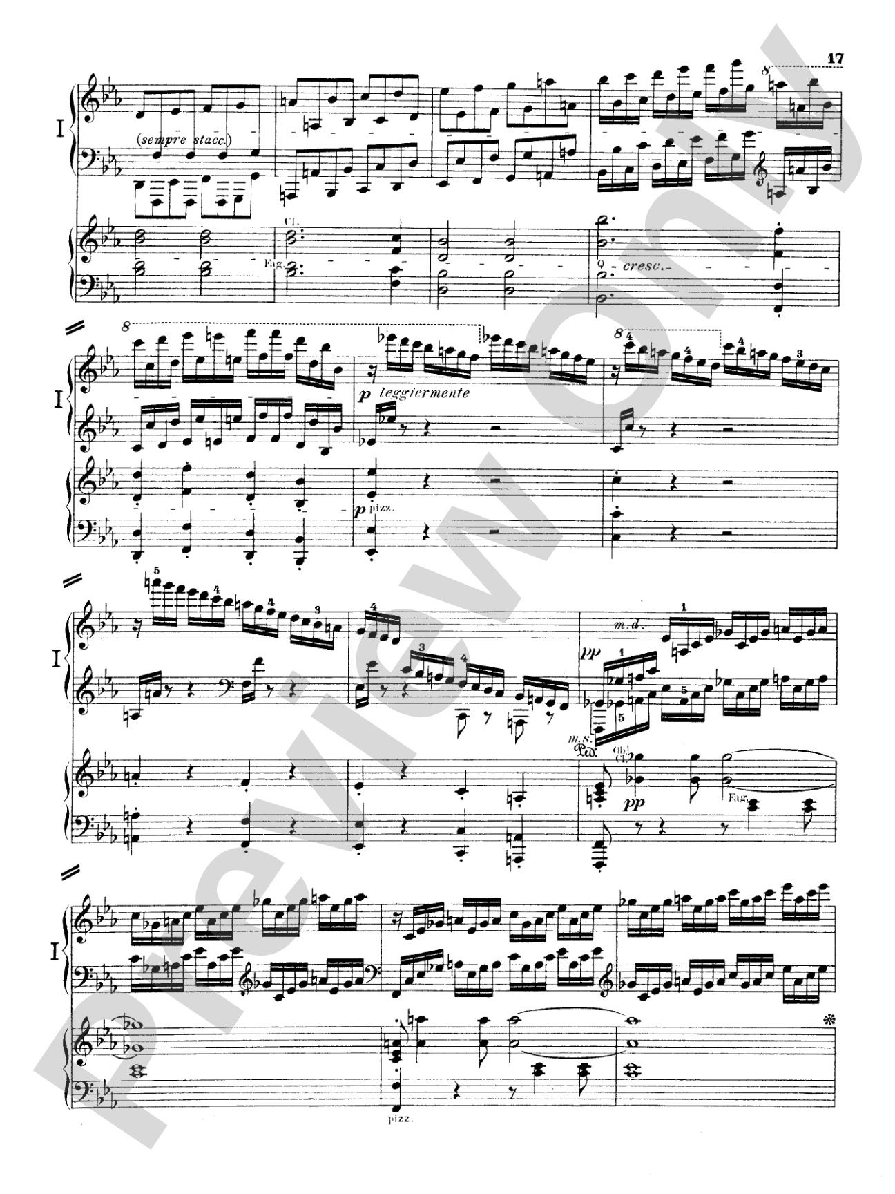 Beethoven: Piano Concerto No. 5 in E flat Major, Opus 73: Piano Duo (2 Pianos, 4 Hands) Book (2 copies required)