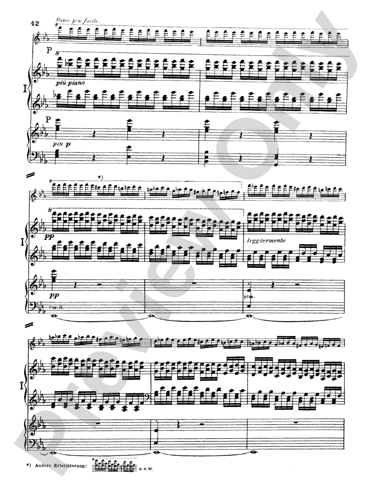 Beethoven: Piano Concerto No. 5 in E flat Major, Opus 73: Piano Duo (2 Pianos, 4 Hands) Book (2 copies required)