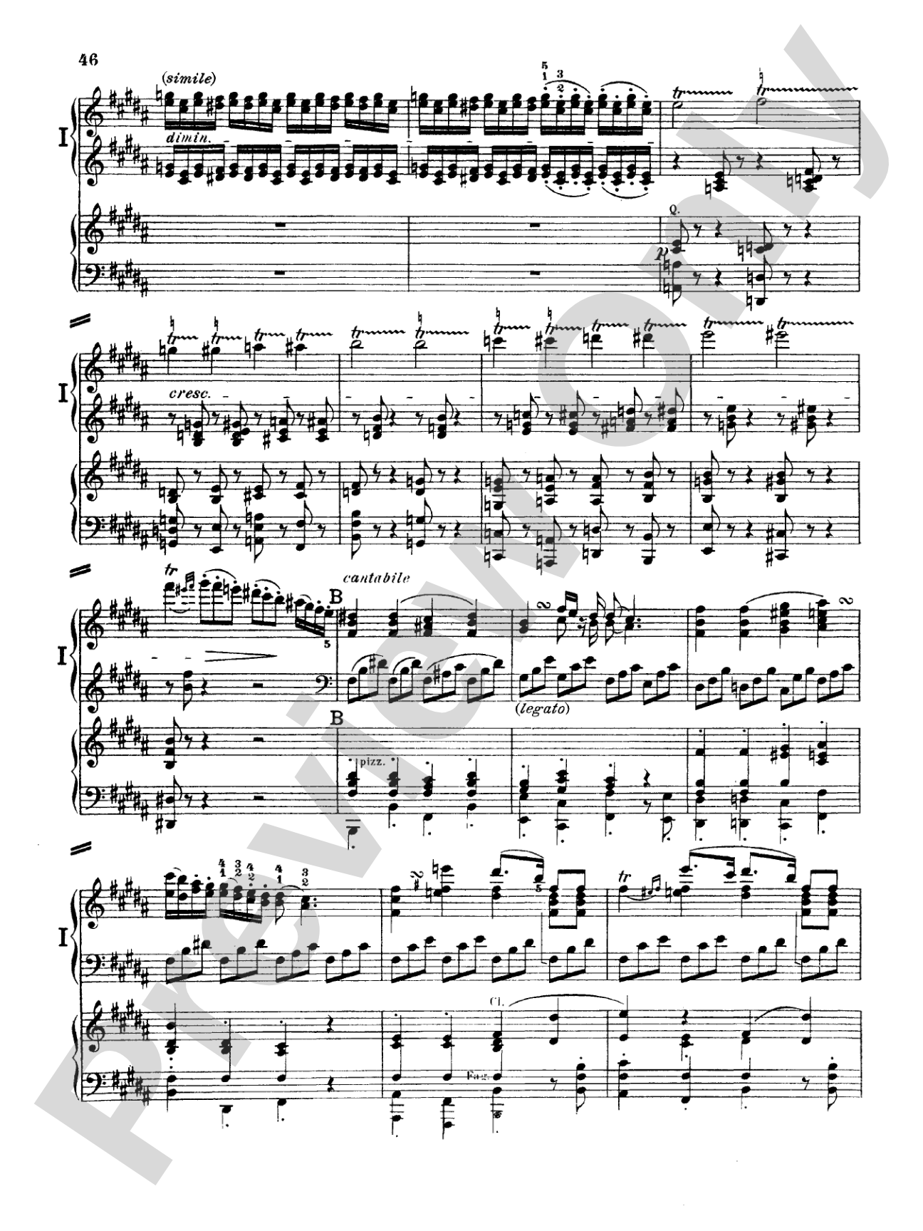 Beethoven: Piano Concerto No. 5 in E flat Major, Opus 73: Piano Duo (2 Pianos, 4 Hands) Book (2 copies required)