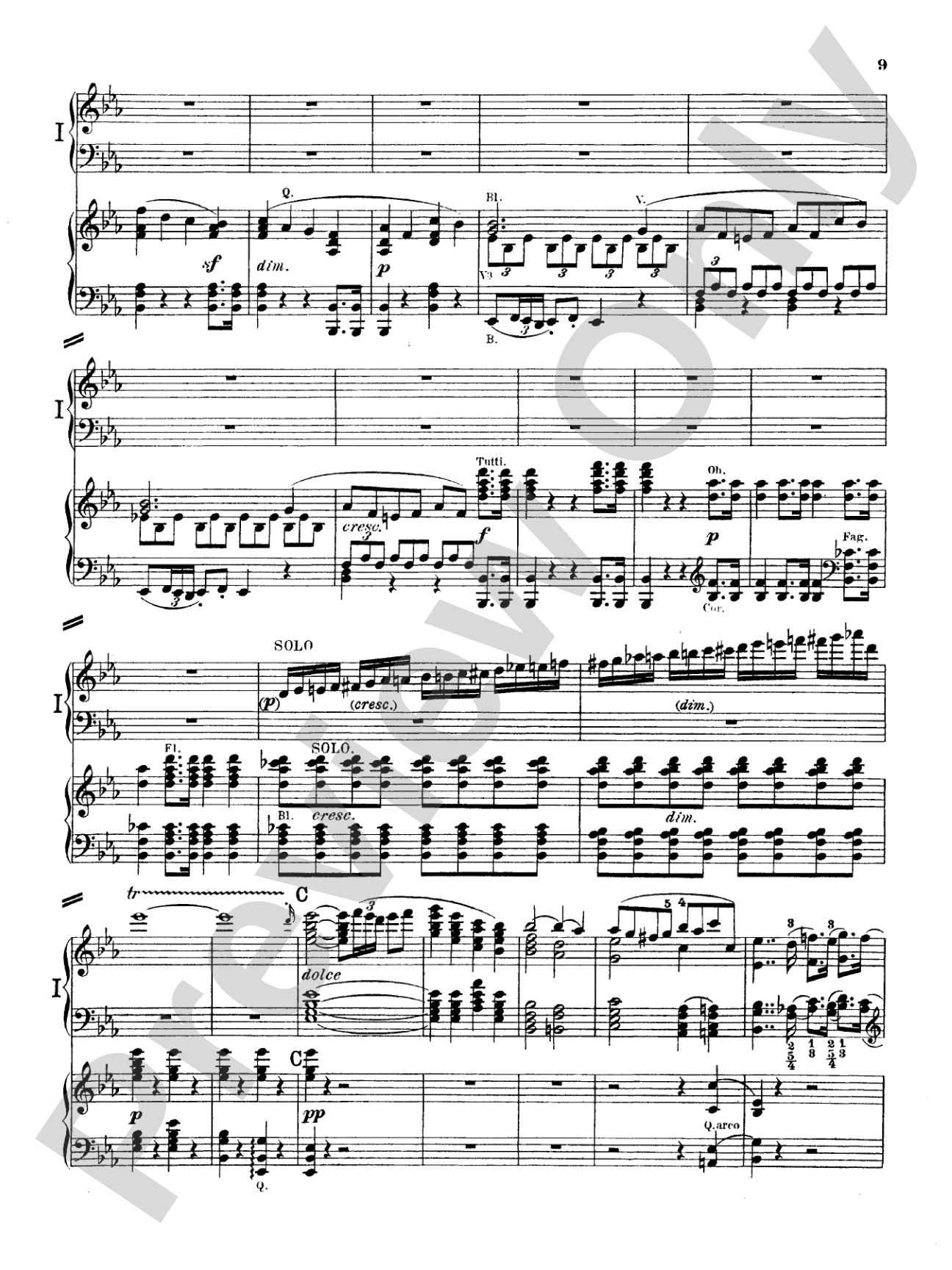 Beethoven: Piano Concerto No. 5 in E flat Major, Opus 73: Piano Duo (2 Pianos, 4 Hands) Book (2 copies required)