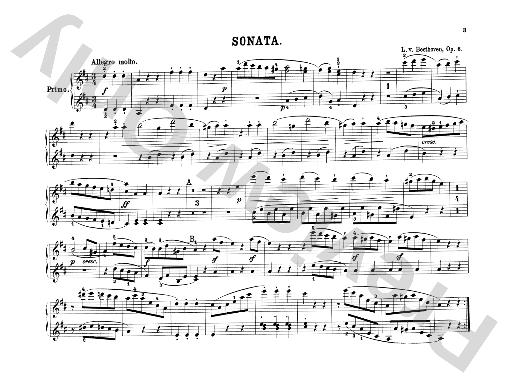 Beethoven: Original Compositions for Four Hands: Piano Duet (1 Piano, 4 Hands) Comb Bound Book