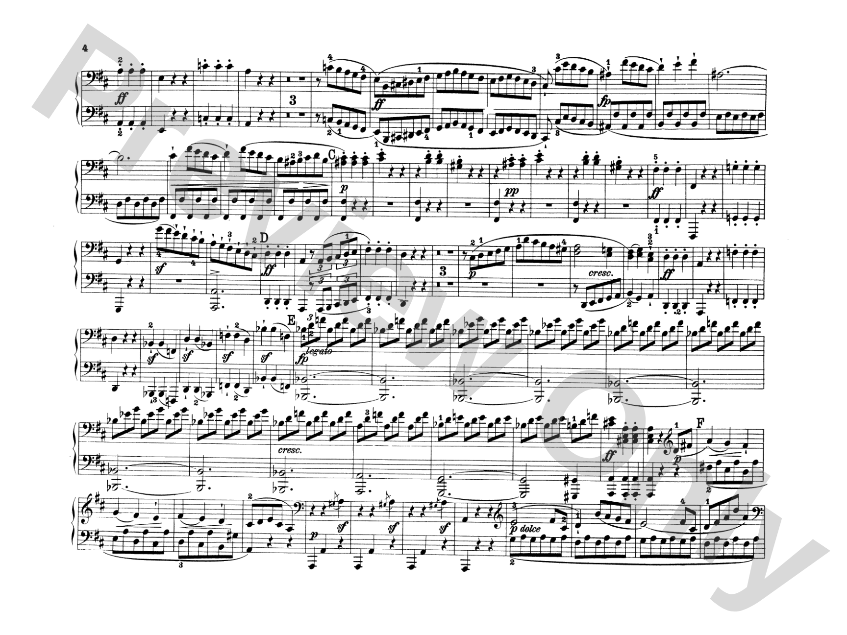 Beethoven: Original Compositions for Four Hands: Piano Duet (1 Piano, 4 Hands) Comb Bound Book