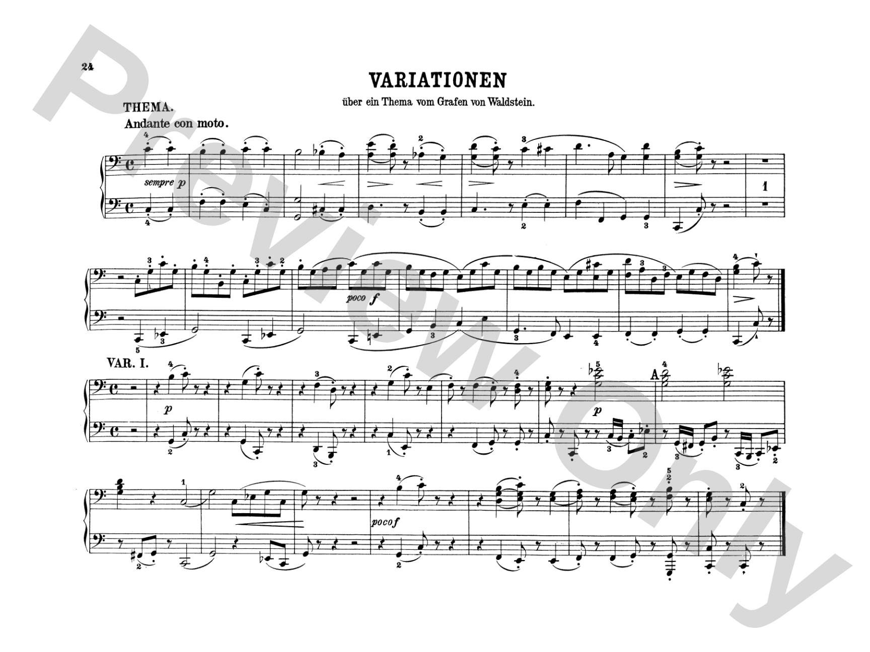 Beethoven: Original Compositions for Four Hands