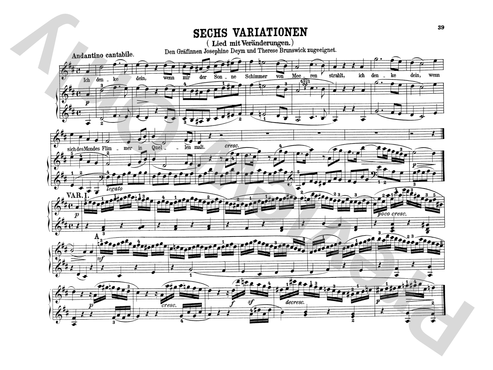 Beethoven: Original Compositions for Four Hands