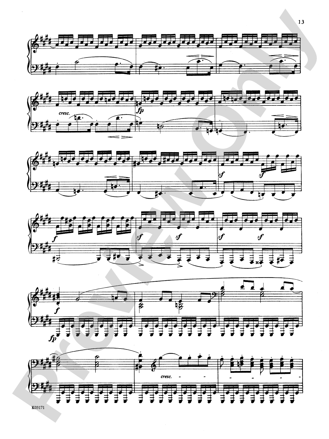 Beethoven: Sonata No. 14 in C-Sharp Minor, Op. 27, No. 2, "Moonlight": Piano