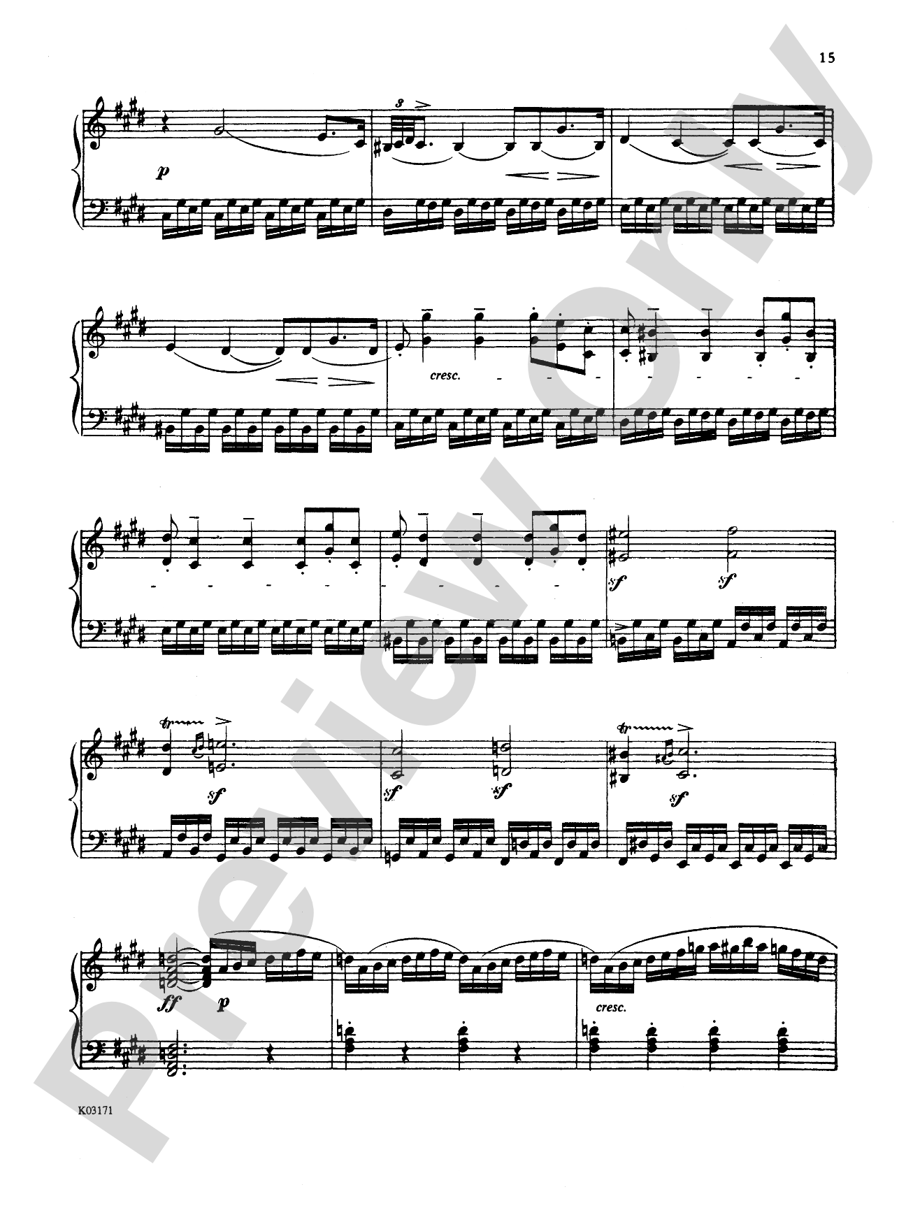 Beethoven: Sonata No. 14 in C-Sharp Minor, Op. 27, No. 2, "Moonlight": Piano