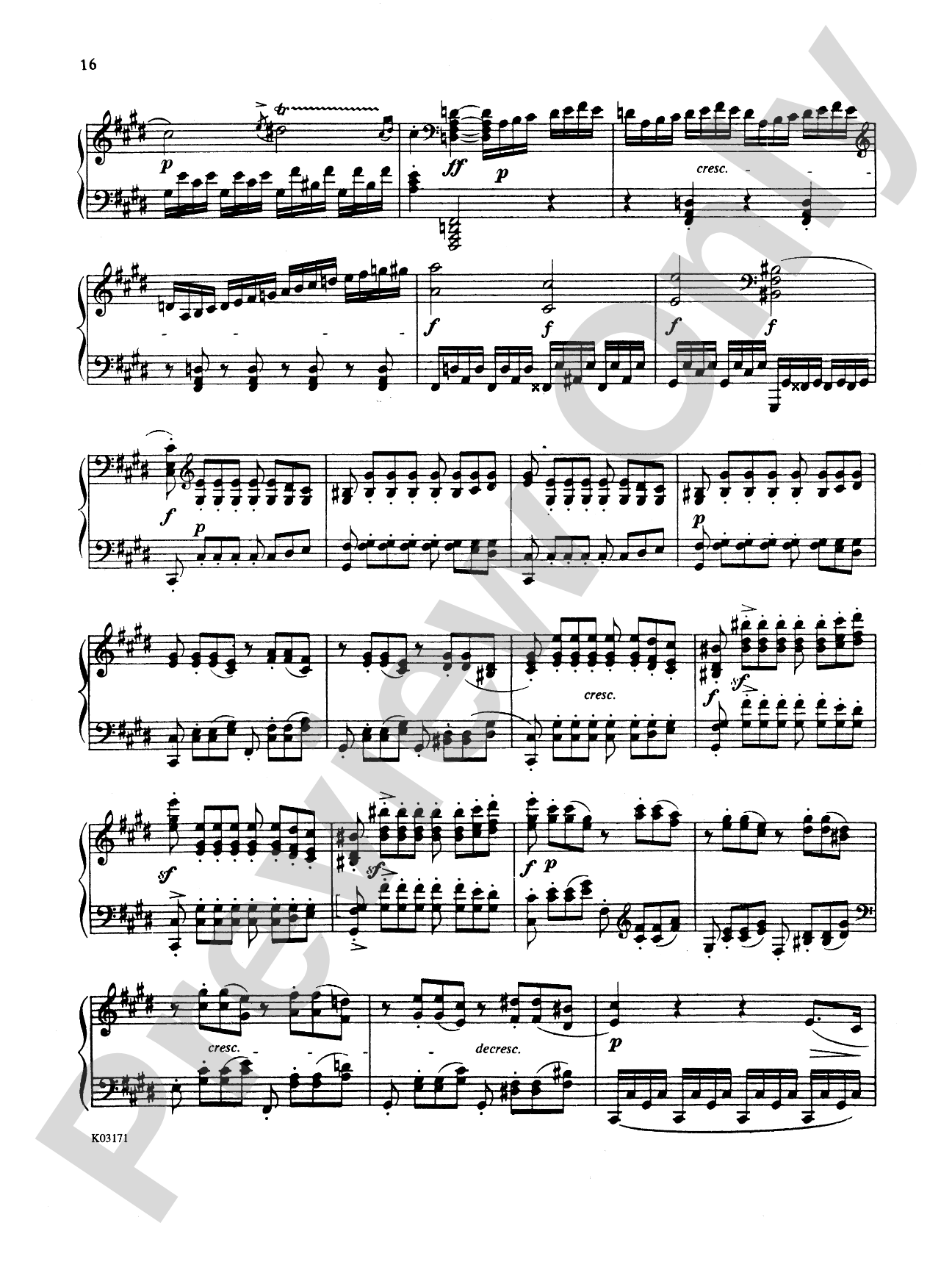 Beethoven: Sonata No. 14 in C-Sharp Minor, Op. 27, No. 2, "Moonlight": Piano