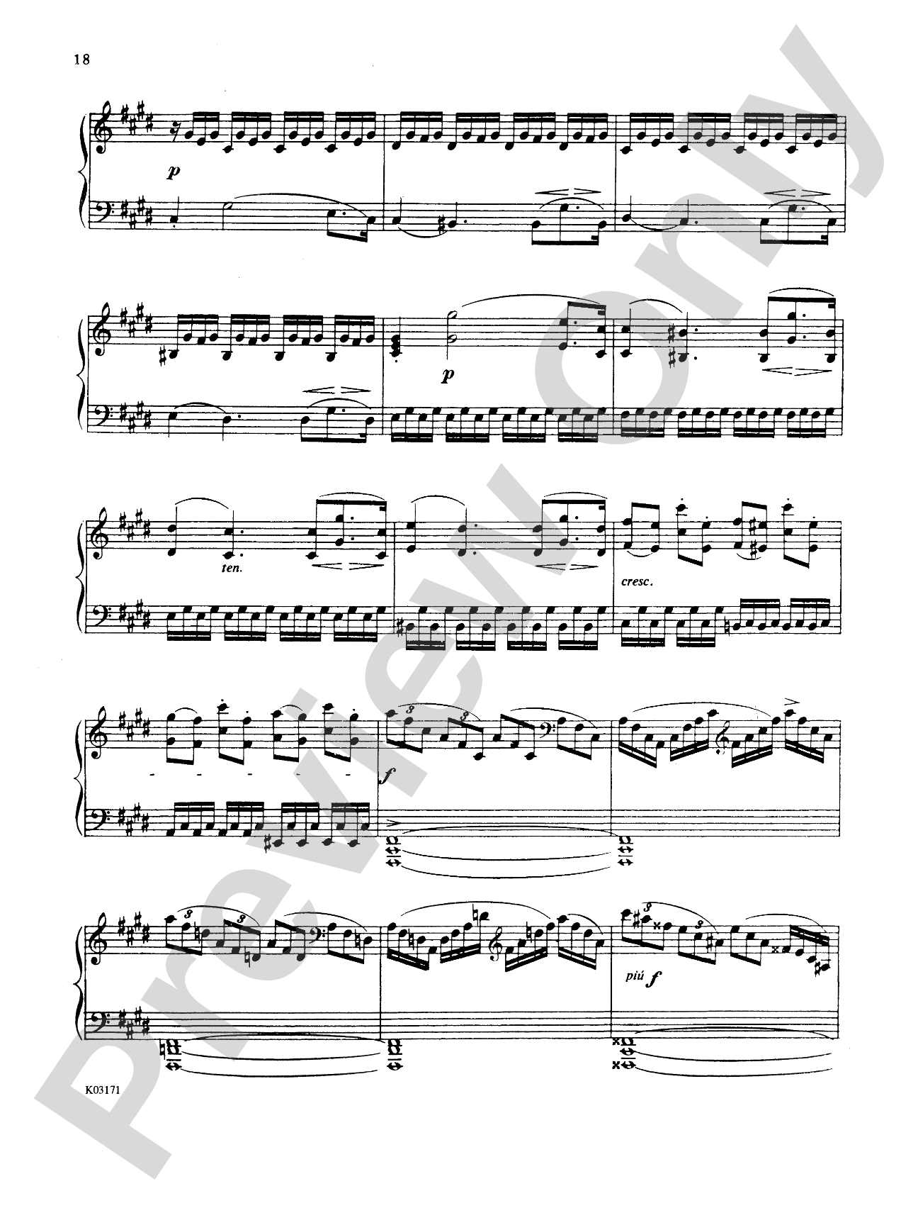 Beethoven: Sonata No. 14 in C-Sharp Minor, Op. 27, No. 2, "Moonlight": Piano