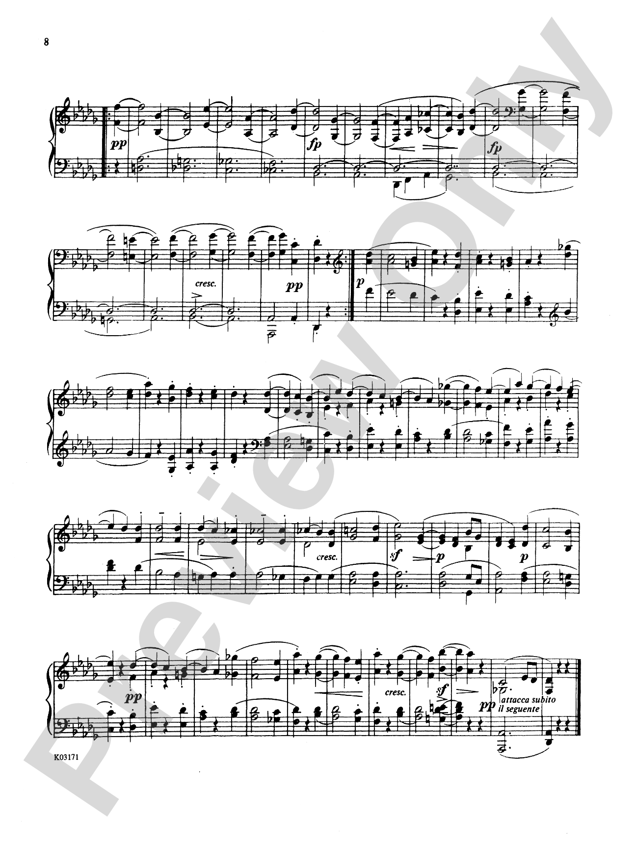 Beethoven: Sonata No. 14 in C-Sharp Minor, Op. 27, No. 2, "Moonlight": Piano