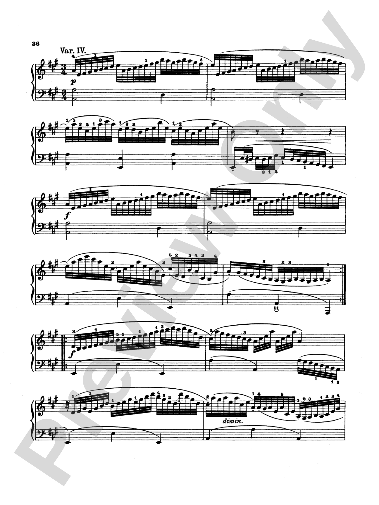 Beethoven: Sonata No. 3 in D Major: Piano