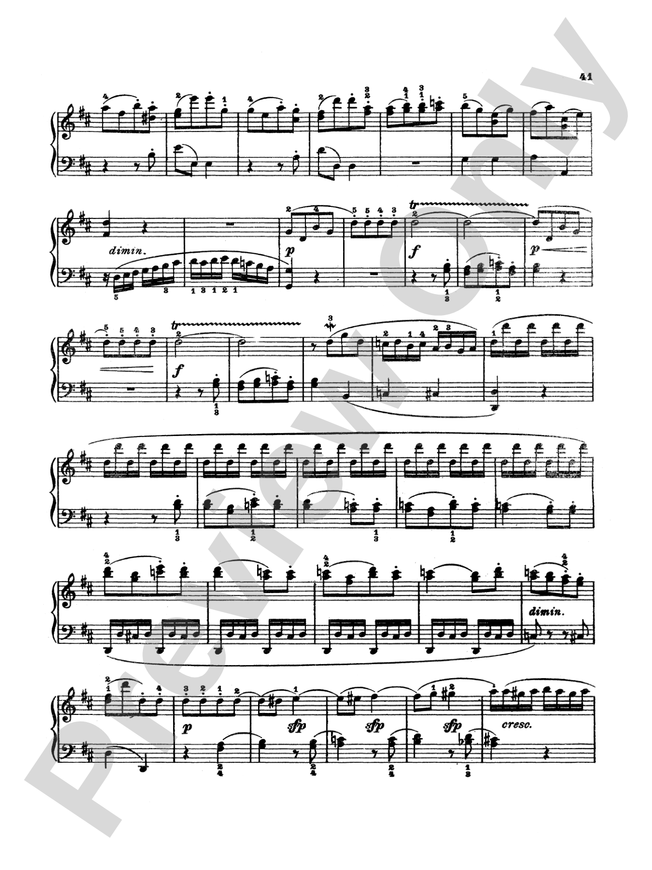 Beethoven: Sonata No. 3 in D Major: Piano