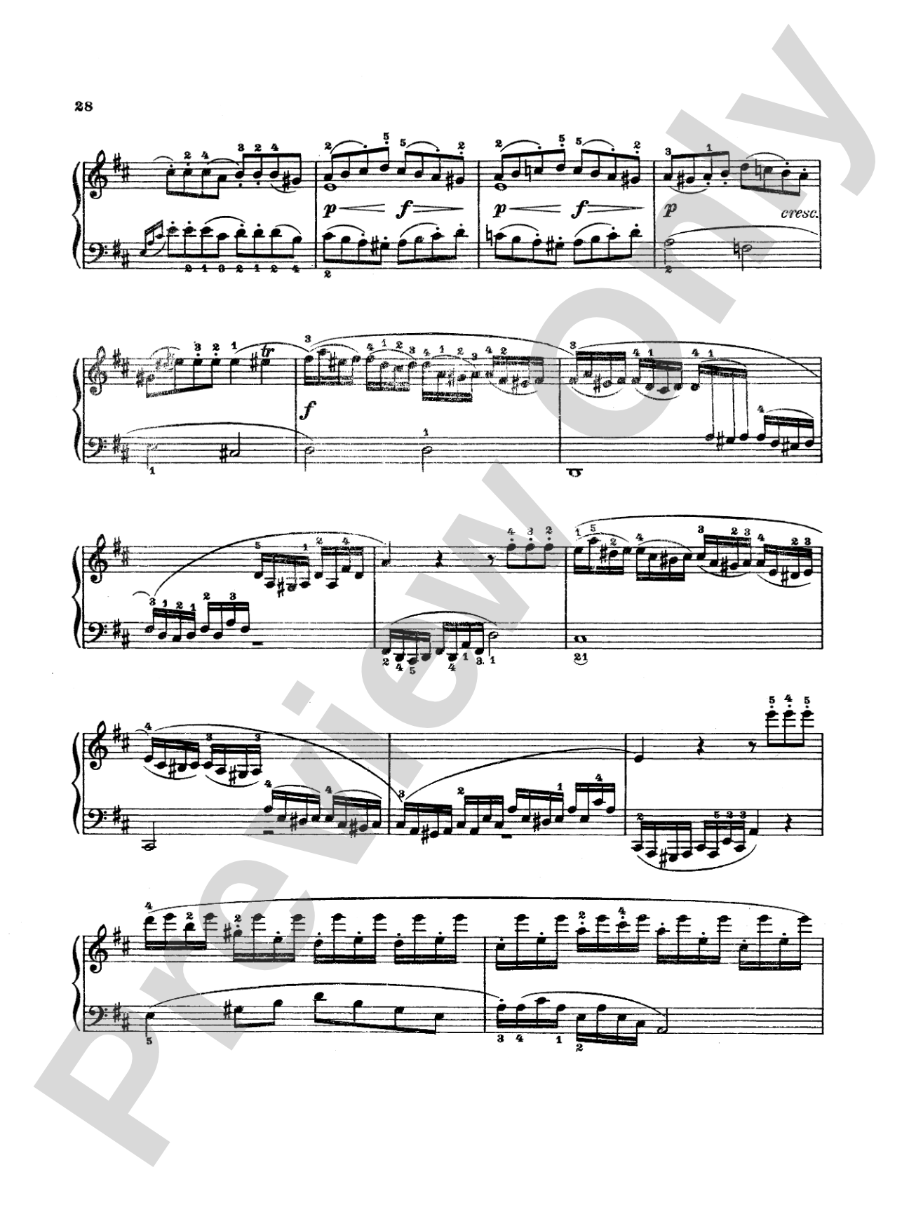 Beethoven: Sonata No. 3 in D Major: Piano