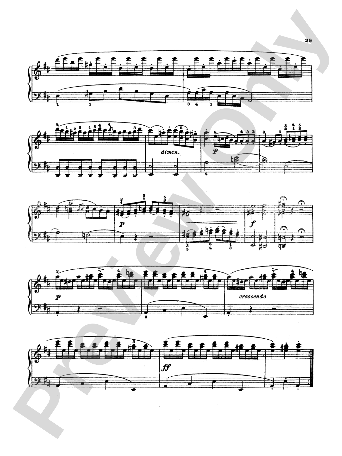 Beethoven: Sonata No. 3 in D Major: Piano