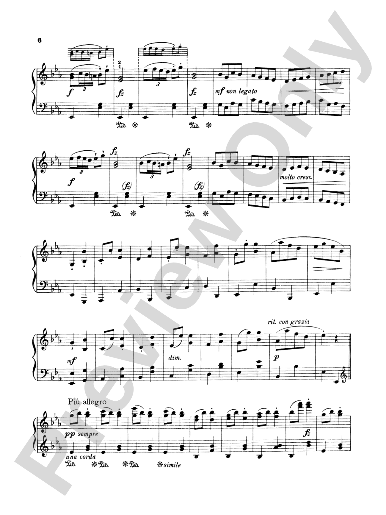 Beethoven: Ecossaises (Ed. Feruccio Busoni): Piano