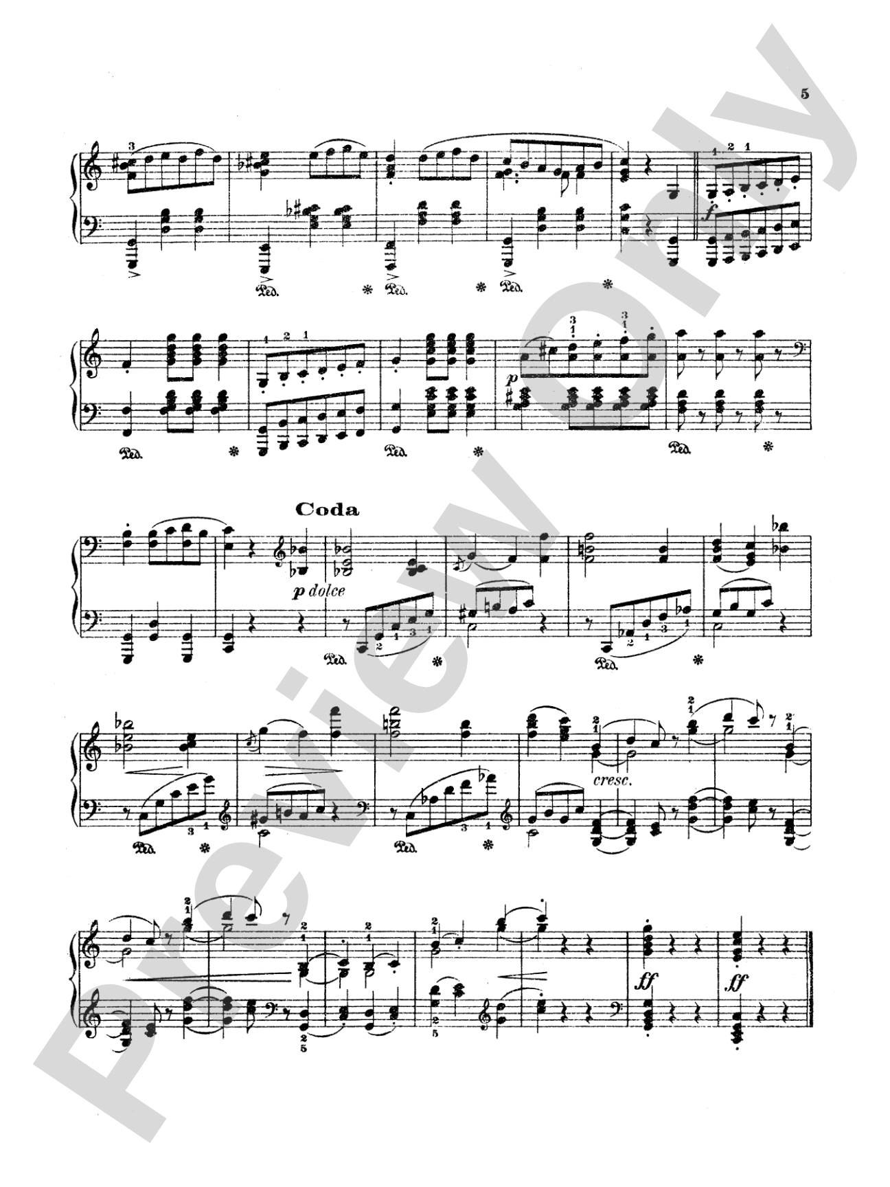 Beethoven: Three German Dances: Piano