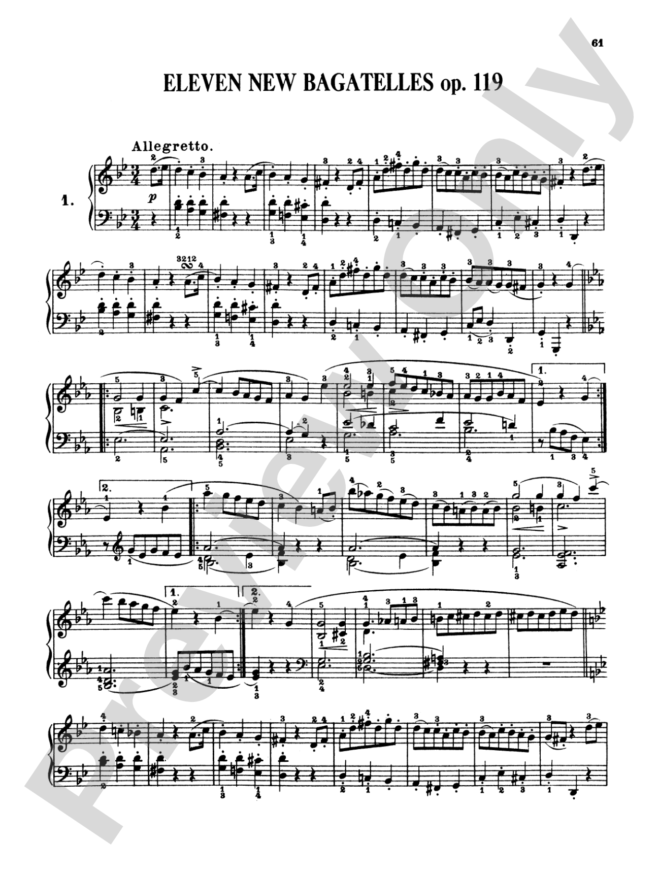 Beethoven: Various Piano Works, Including Complete Bagatelles