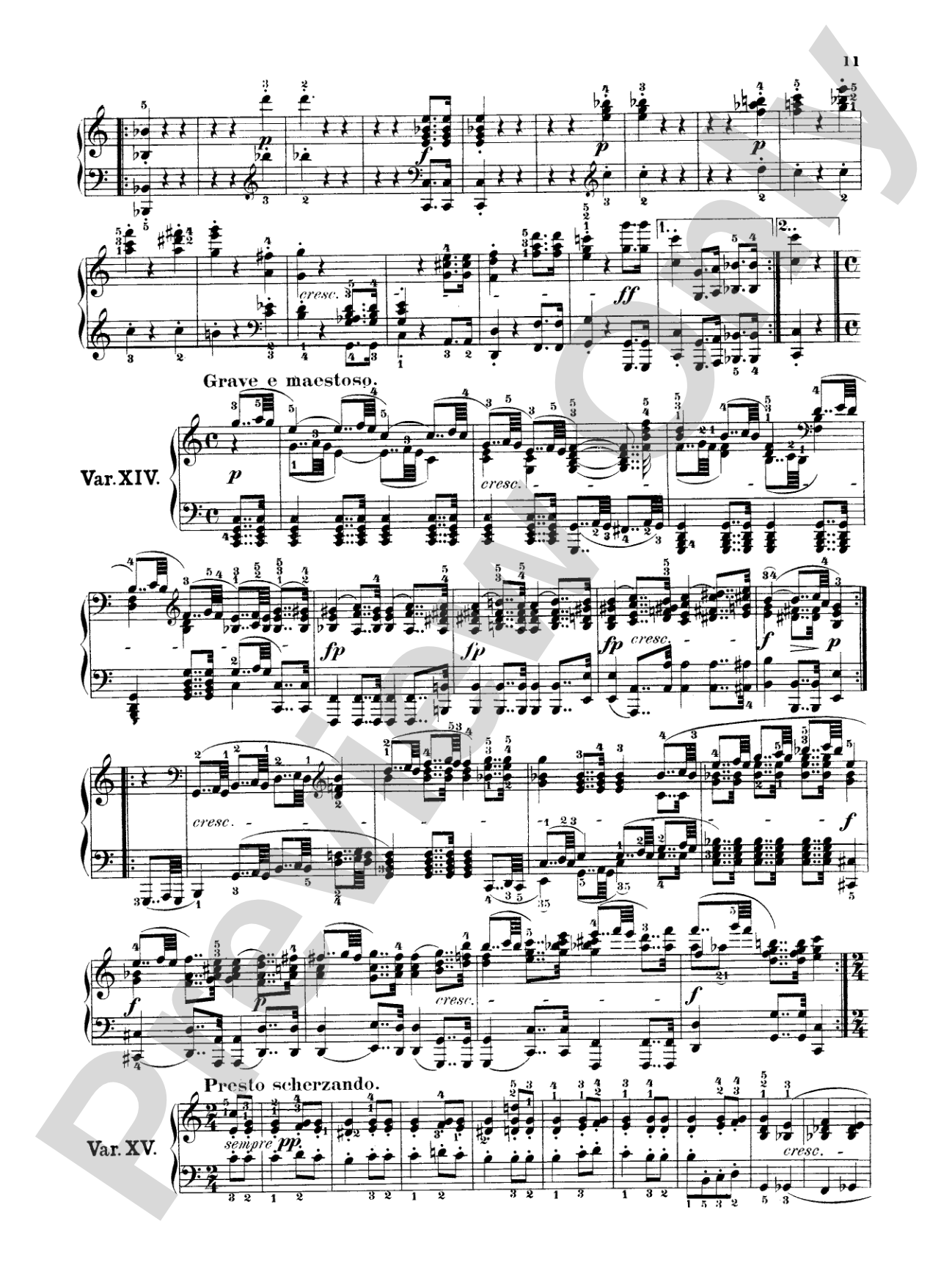 Beethoven: Diabelli Variations: Piano