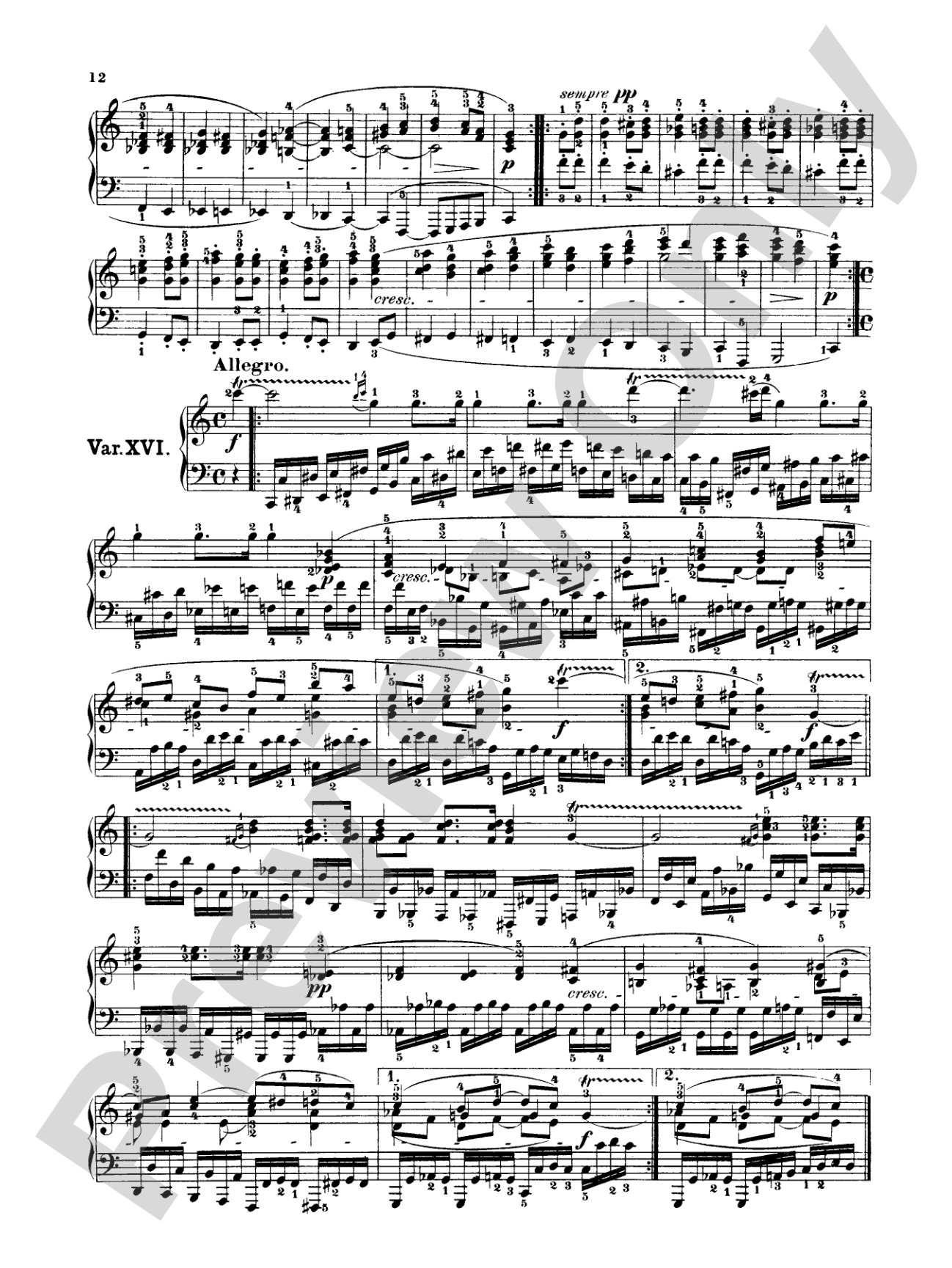 Beethoven: Diabelli Variations: Piano