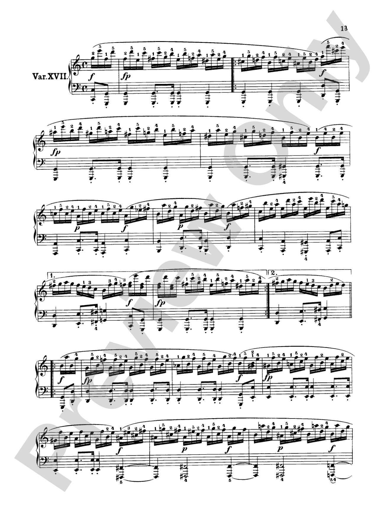 Beethoven: Diabelli Variations: Piano