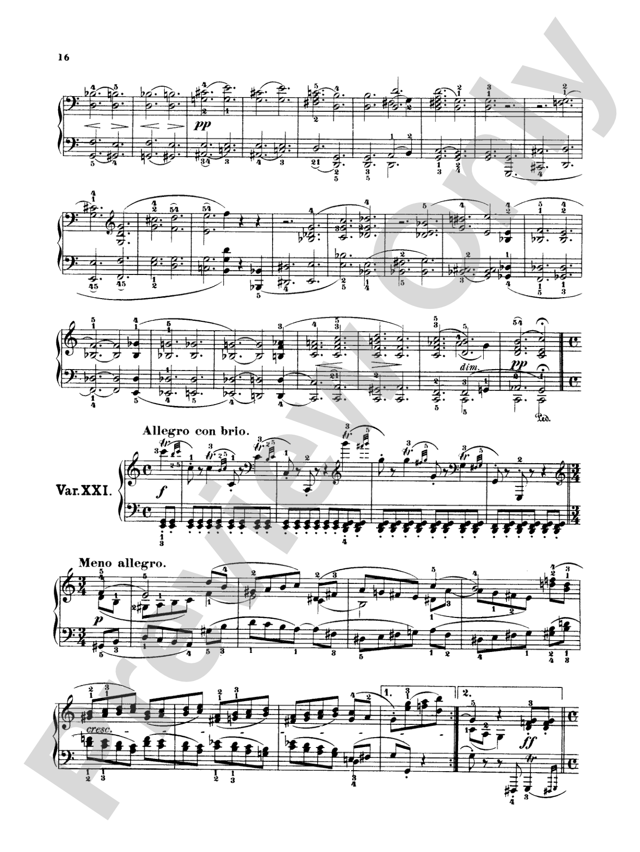 Beethoven: Diabelli Variations: Piano