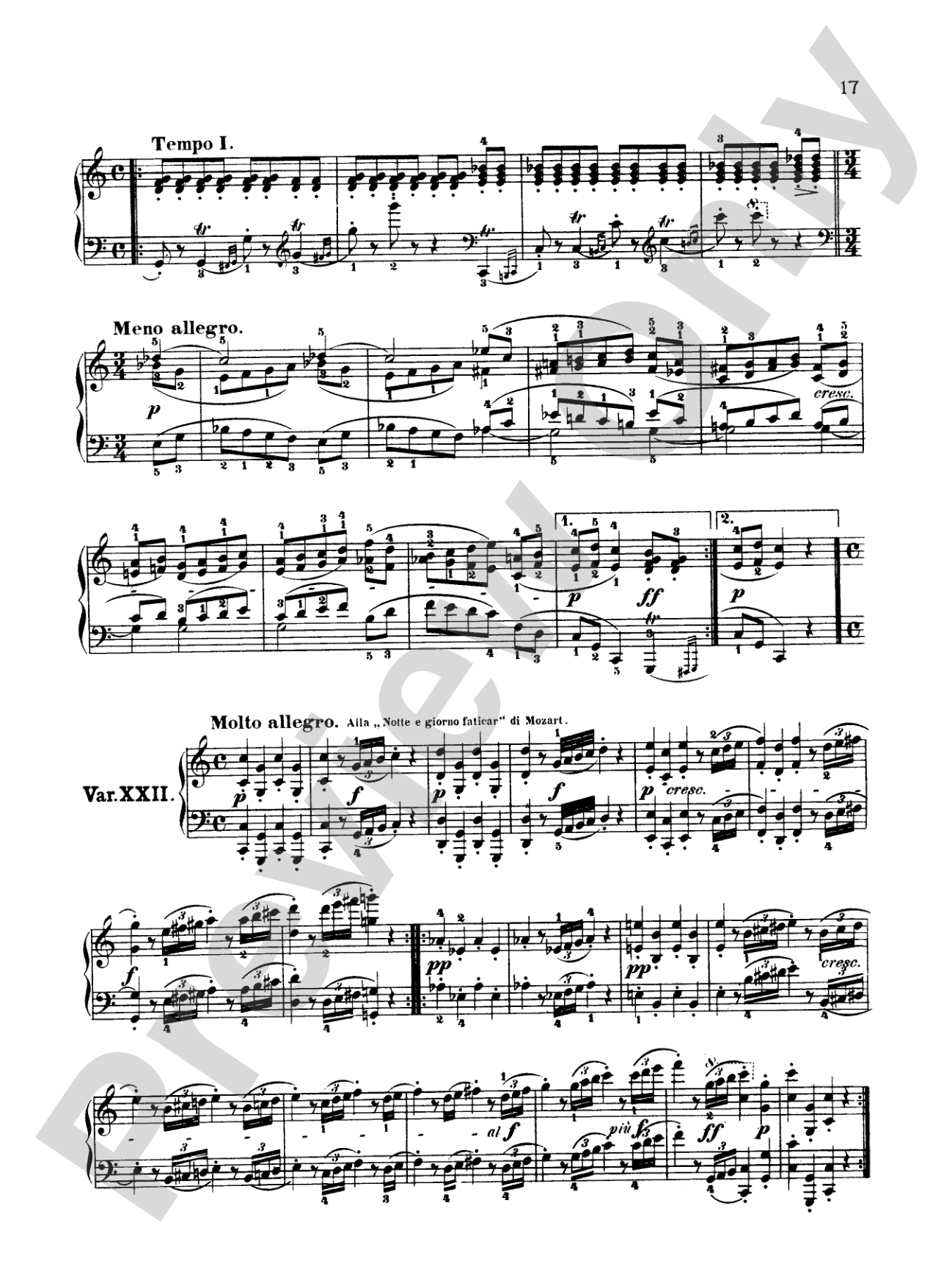 Beethoven: Diabelli Variations: Piano