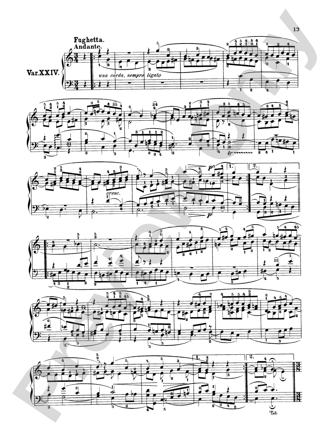 Beethoven: Diabelli Variations: Piano