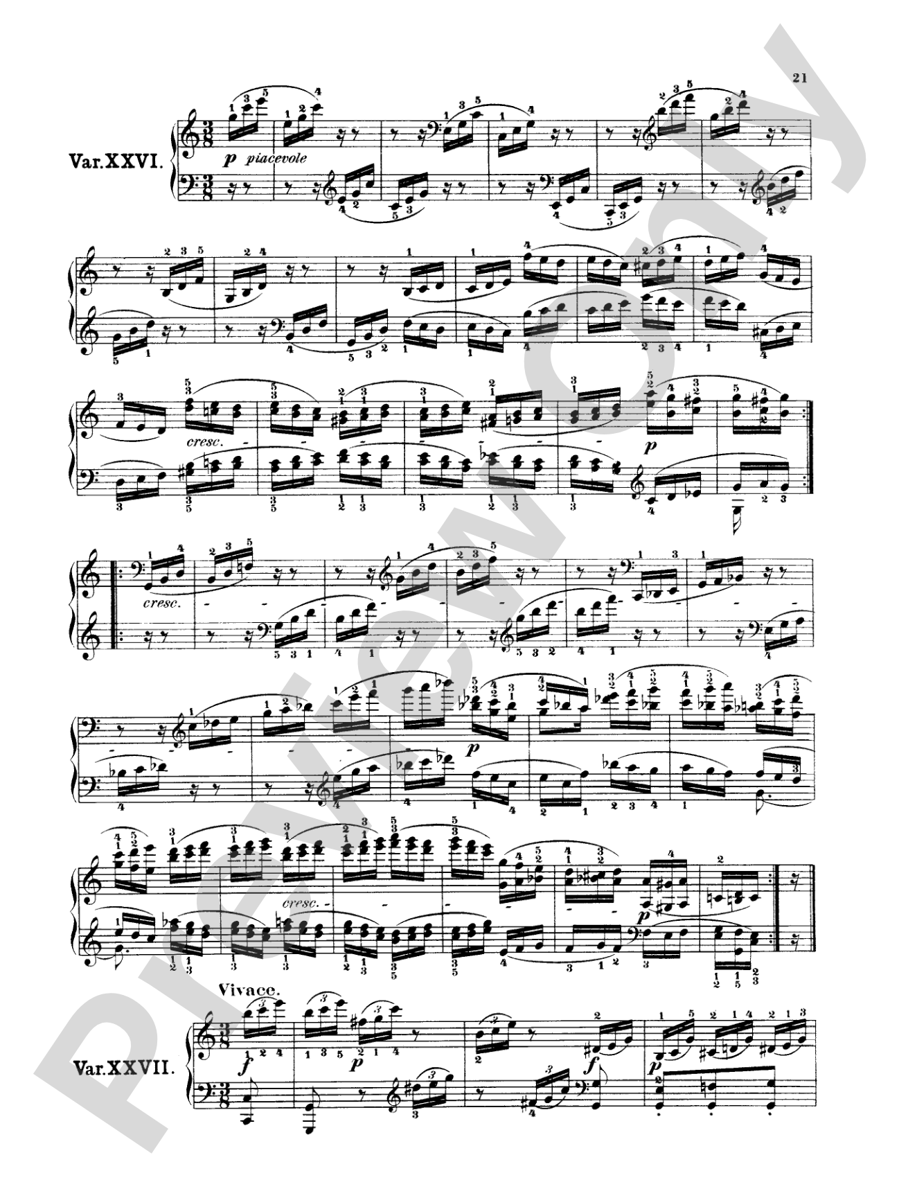 Beethoven: Diabelli Variations: Piano