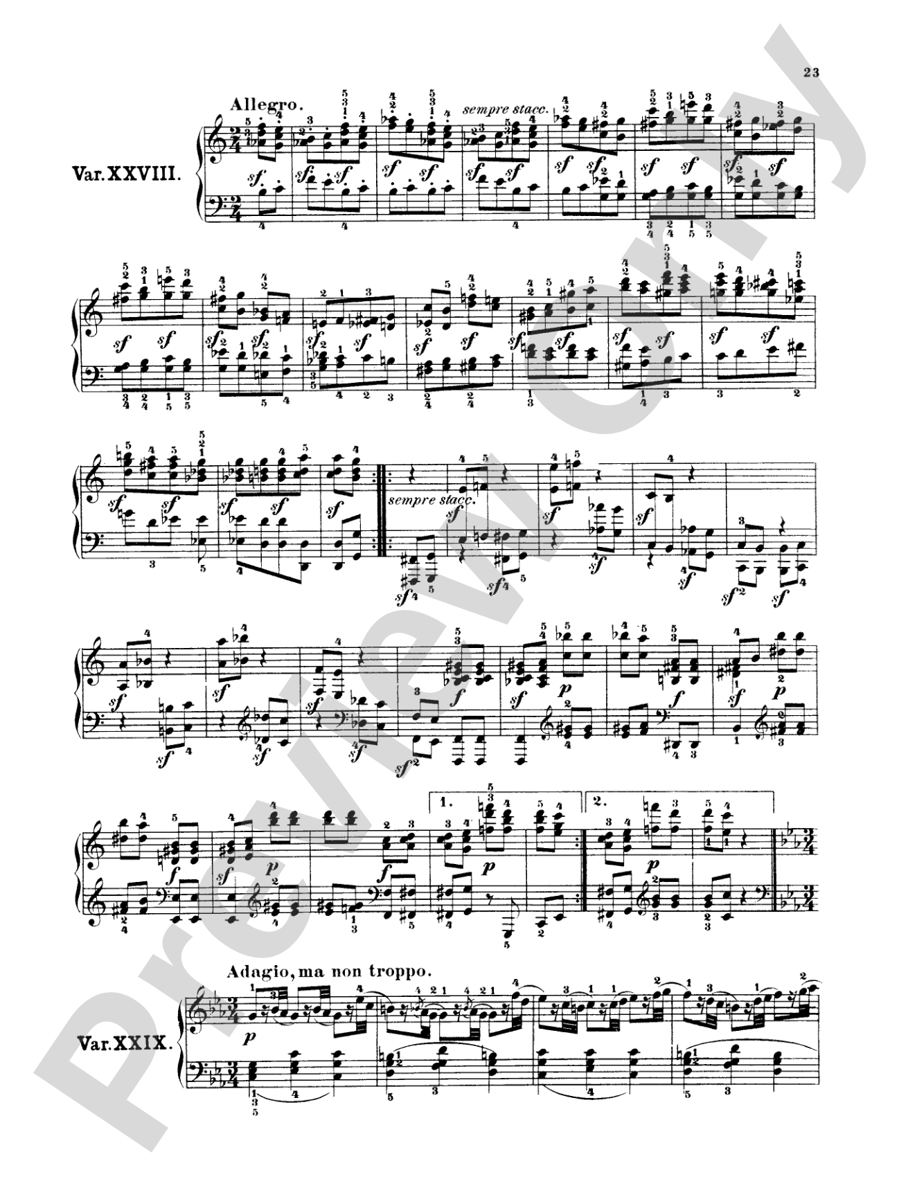 Beethoven: Diabelli Variations: Piano