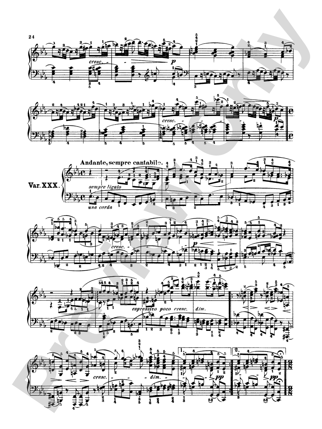 Beethoven: Diabelli Variations: Piano
