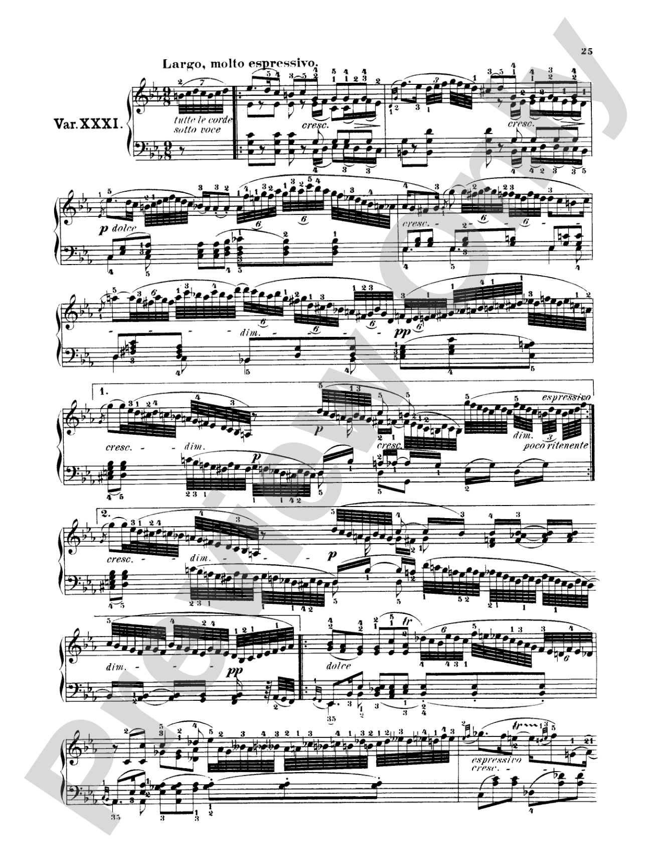 Beethoven: Diabelli Variations: Piano