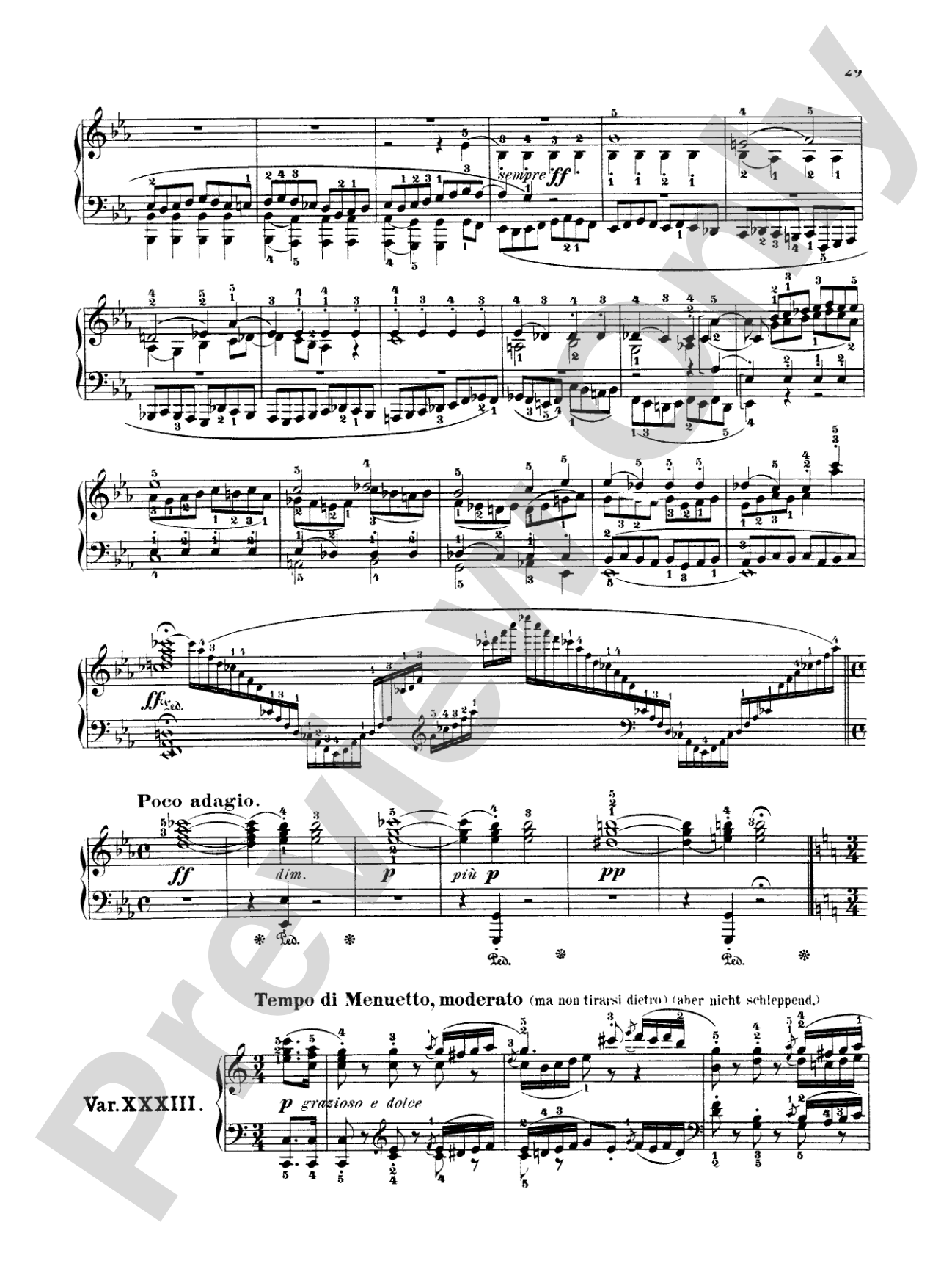 Beethoven: Diabelli Variations: Piano