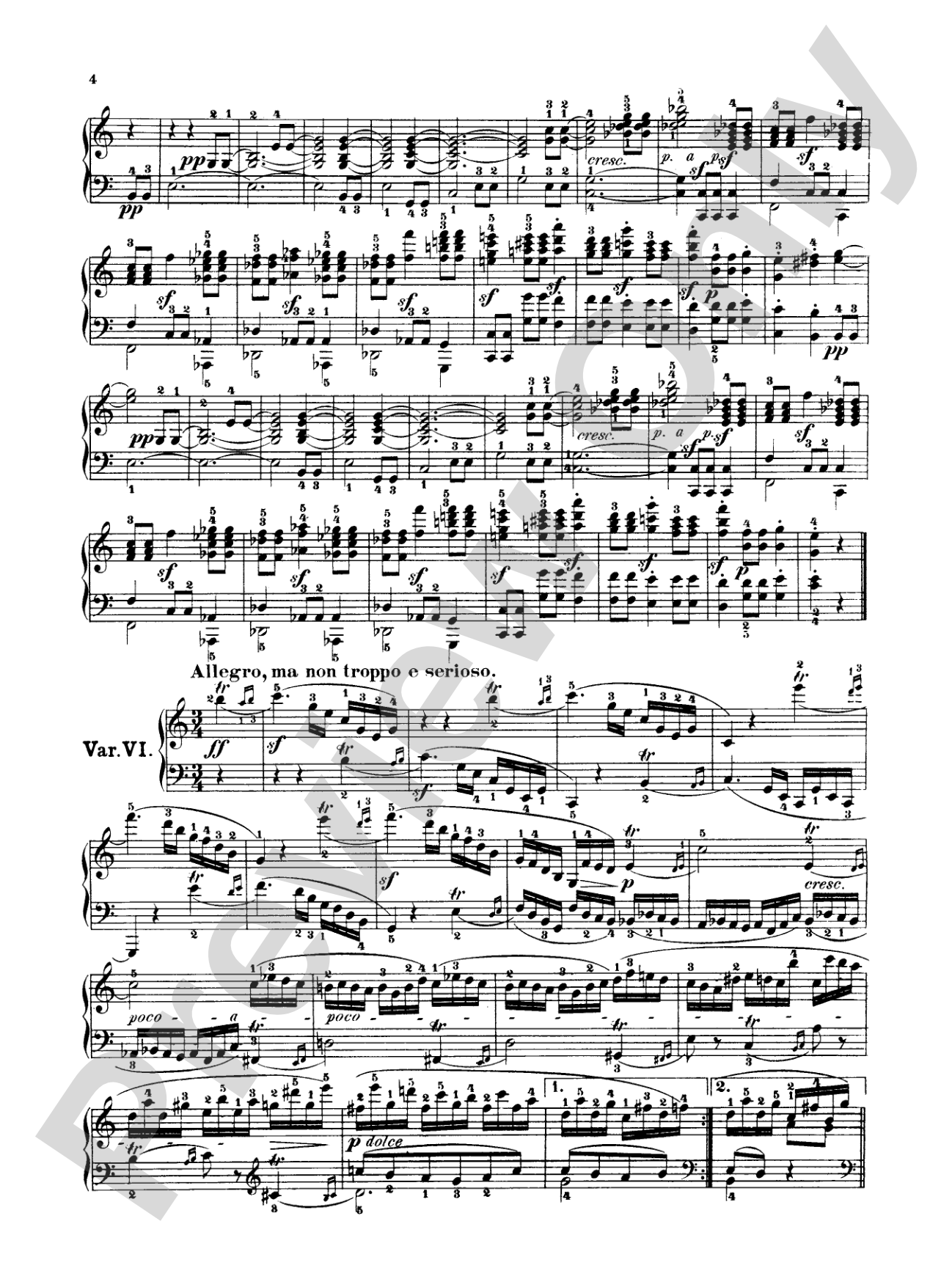 Beethoven: Diabelli Variations: Piano