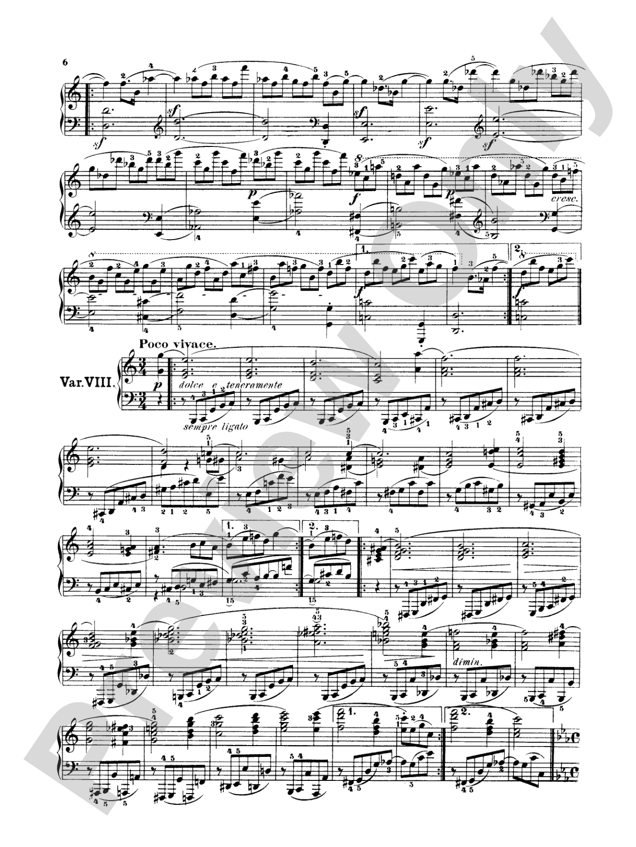 Beethoven: Diabelli Variations: Piano